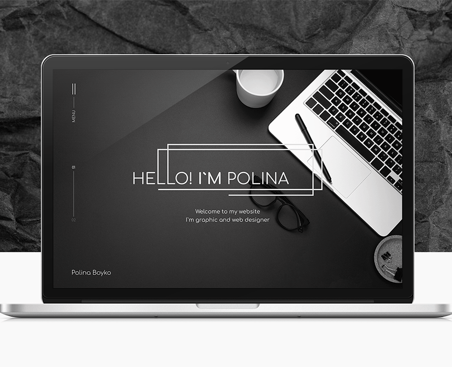 Portfolio Site / Макет сайта-портфолио — Интерфейсы, Брендинг на Dprofile