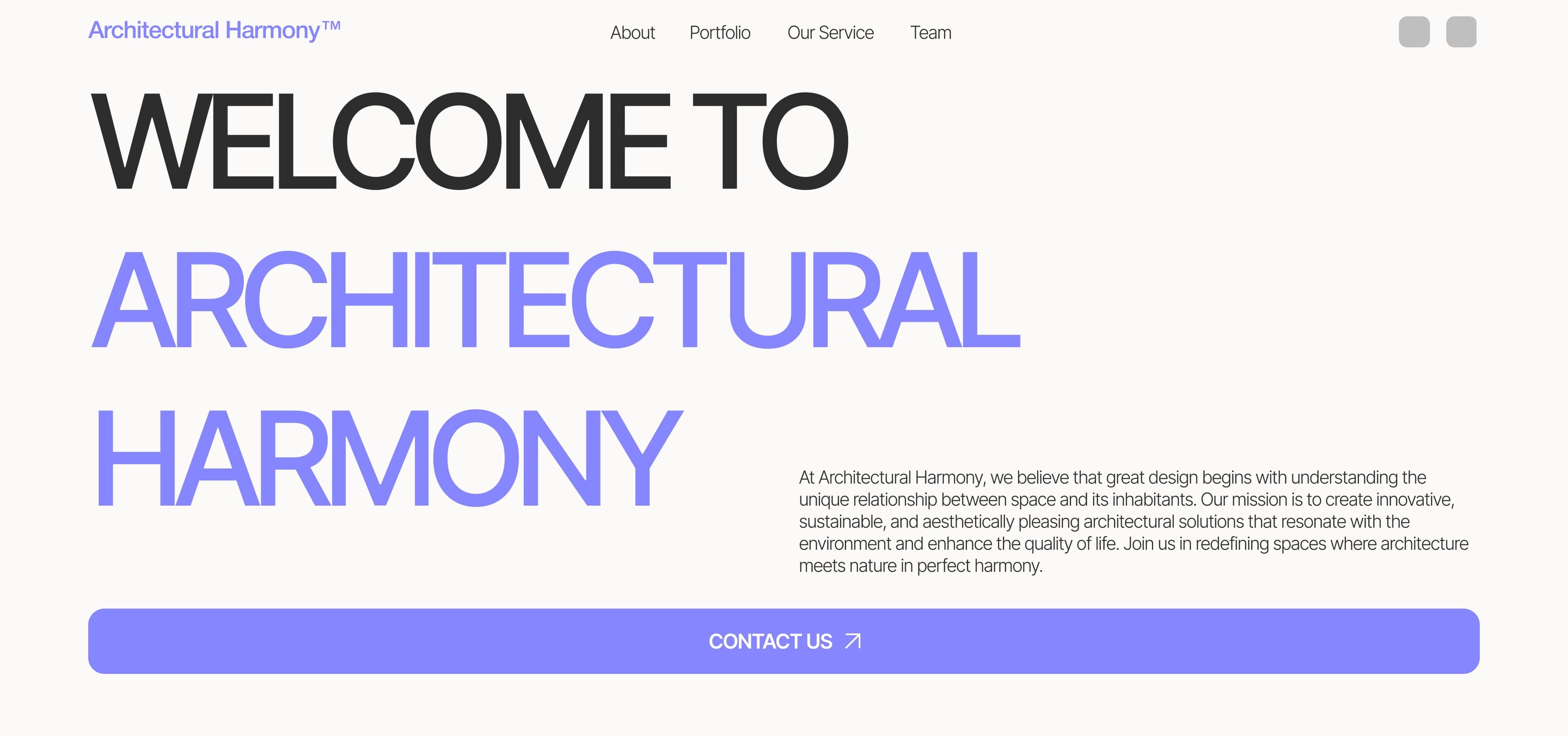 Architectural Harmony | Landing Page — Изображение №4 — Интерфейсы на Dprofile