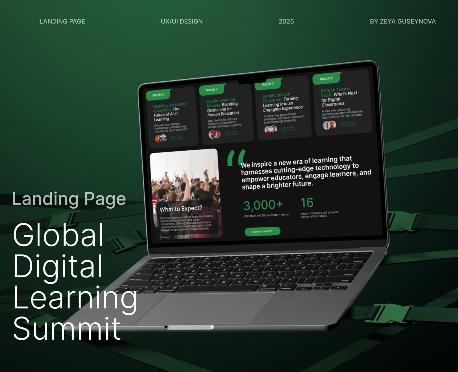 Global Digital Learning Summit | Event Website Design — Интерфейсы на Dprofile