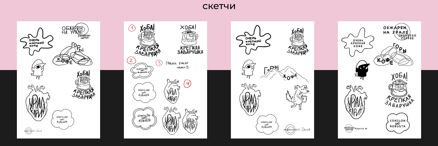Стикерпак для обжарщика кофе — Изображение №3 — Брендинг, Иллюстрация на Dprofile