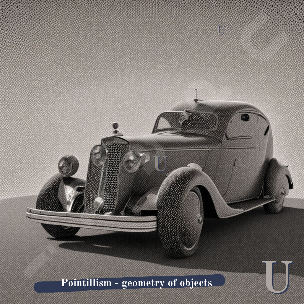 Pointillism - the geometry of objects — Изображение №1 — Иллюстрация на Dprofile