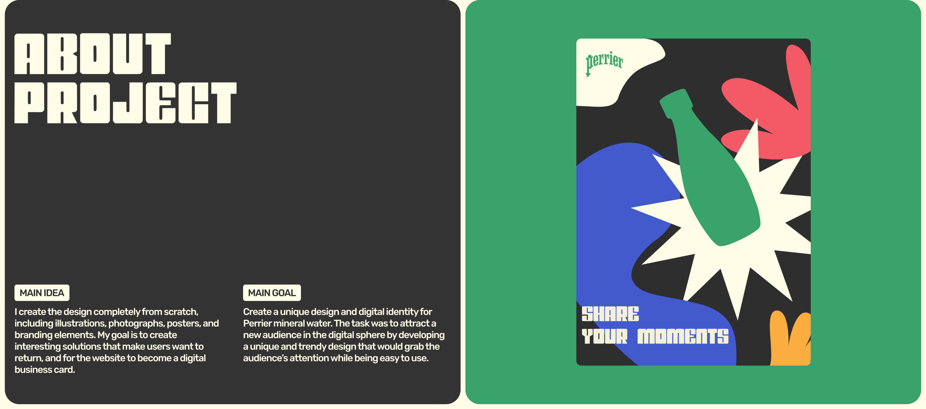 PERRIER | Concept corporate website — Изображение №2 — Интерфейсы, Иллюстрация на Dprofile