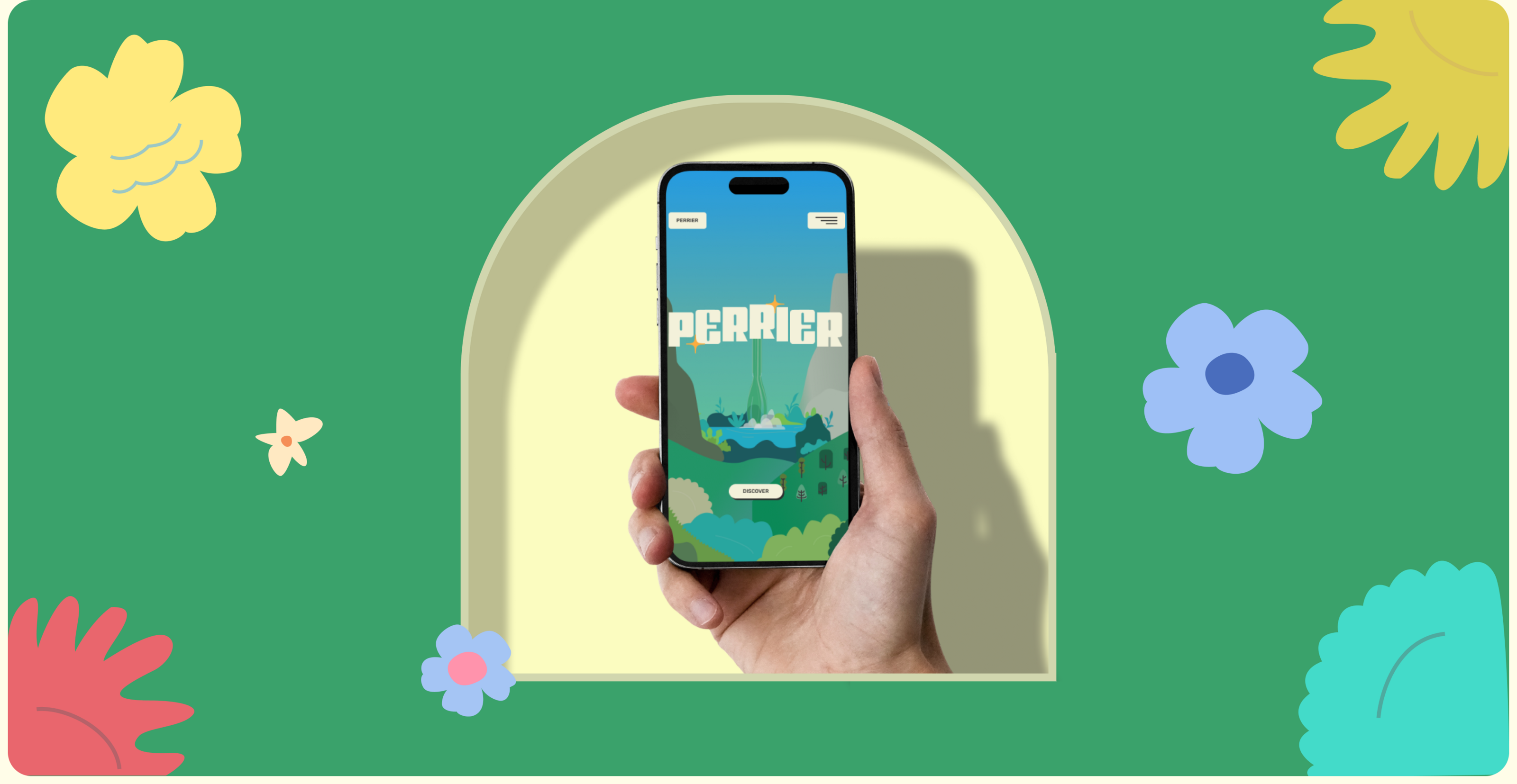 PERRIER | Concept corporate website — Изображение №5 — Интерфейсы, Иллюстрация на Dprofile