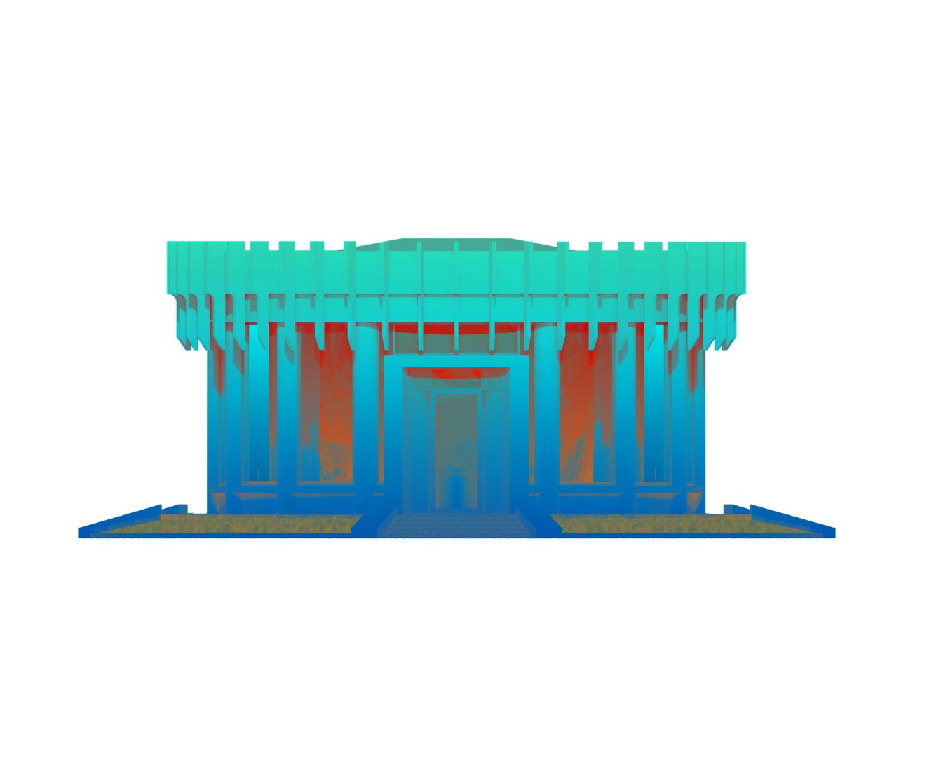 Abrau-Durso pavilion — Графика, 3D на Dprofile
