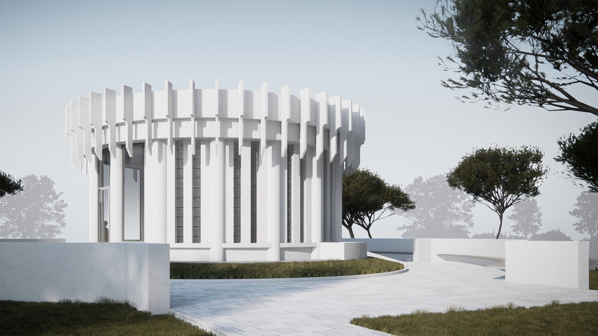 Abrau-Durso pavilion — Изображение №3 — Графика, 3D на Dprofile