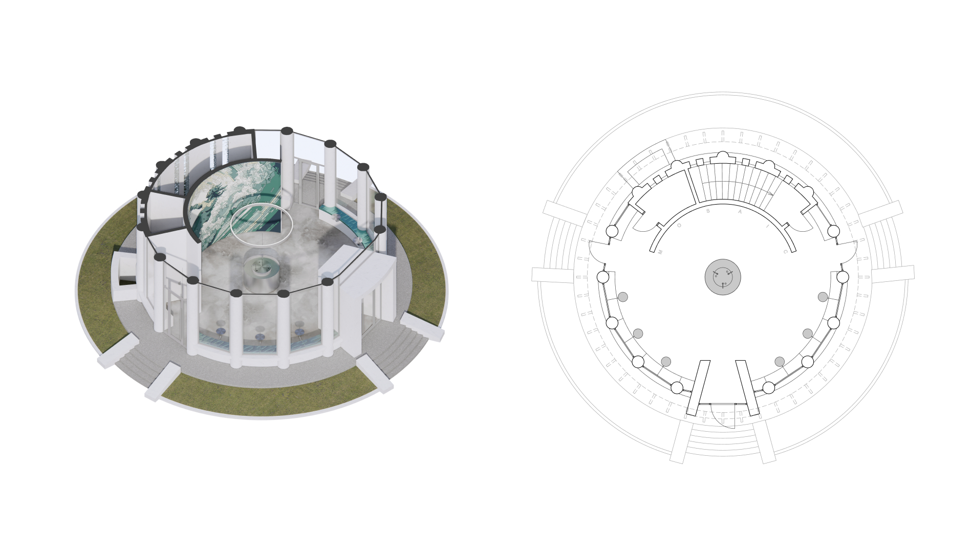 Abrau-Durso pavilion — Изображение №4 — Графика, 3D на Dprofile