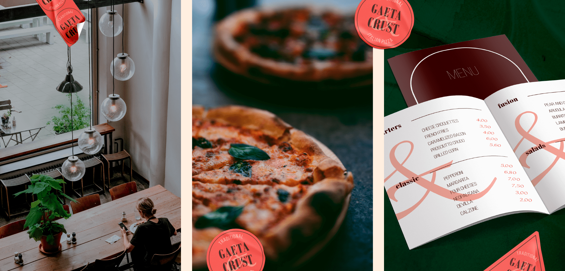 Брендинг пиццериии Gaeta Crust — Изображение №3 — Брендинг, Графика на Dprofile