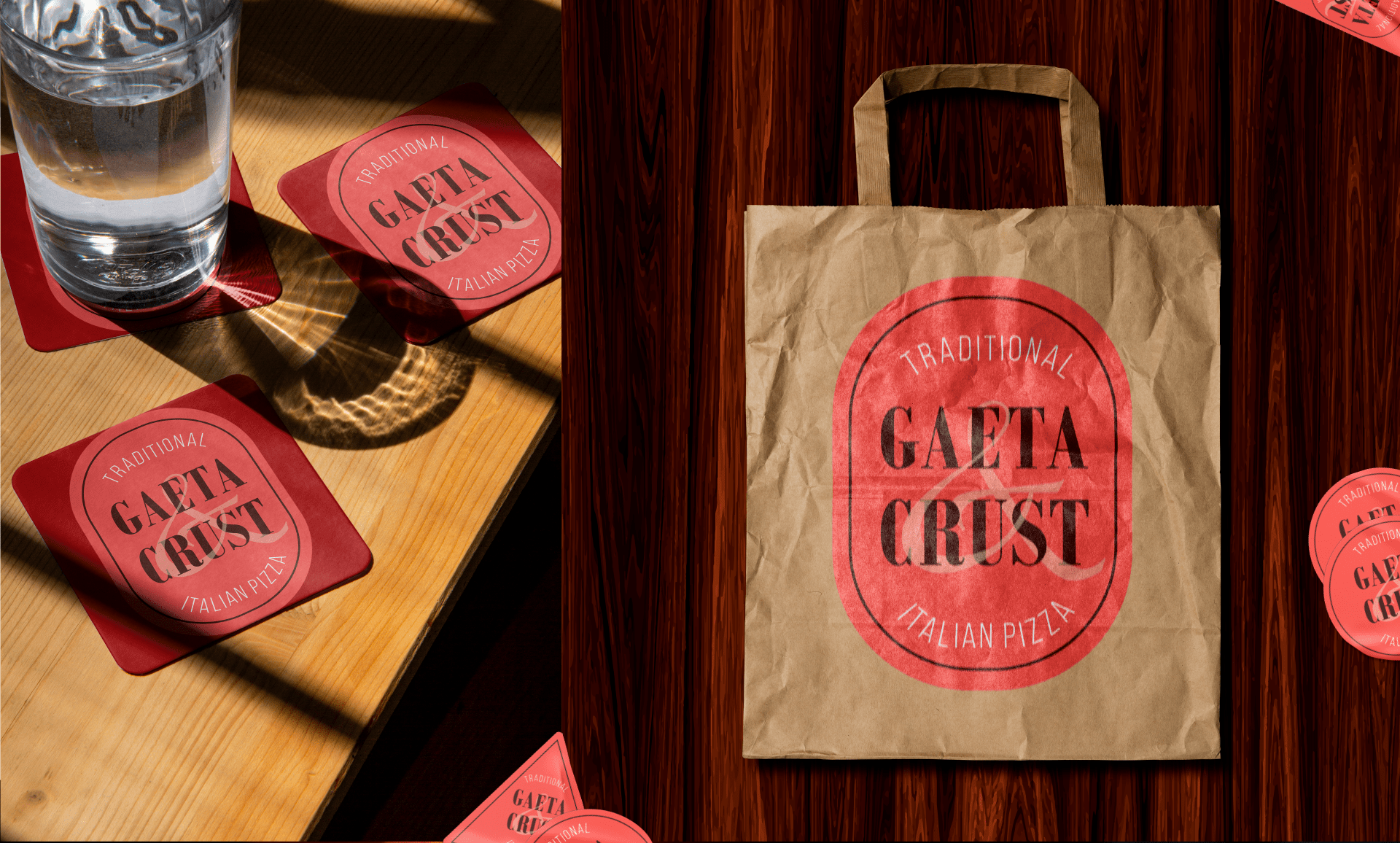 Брендинг пиццериии Gaeta Crust — Изображение №6 — Брендинг, Графика на Dprofile