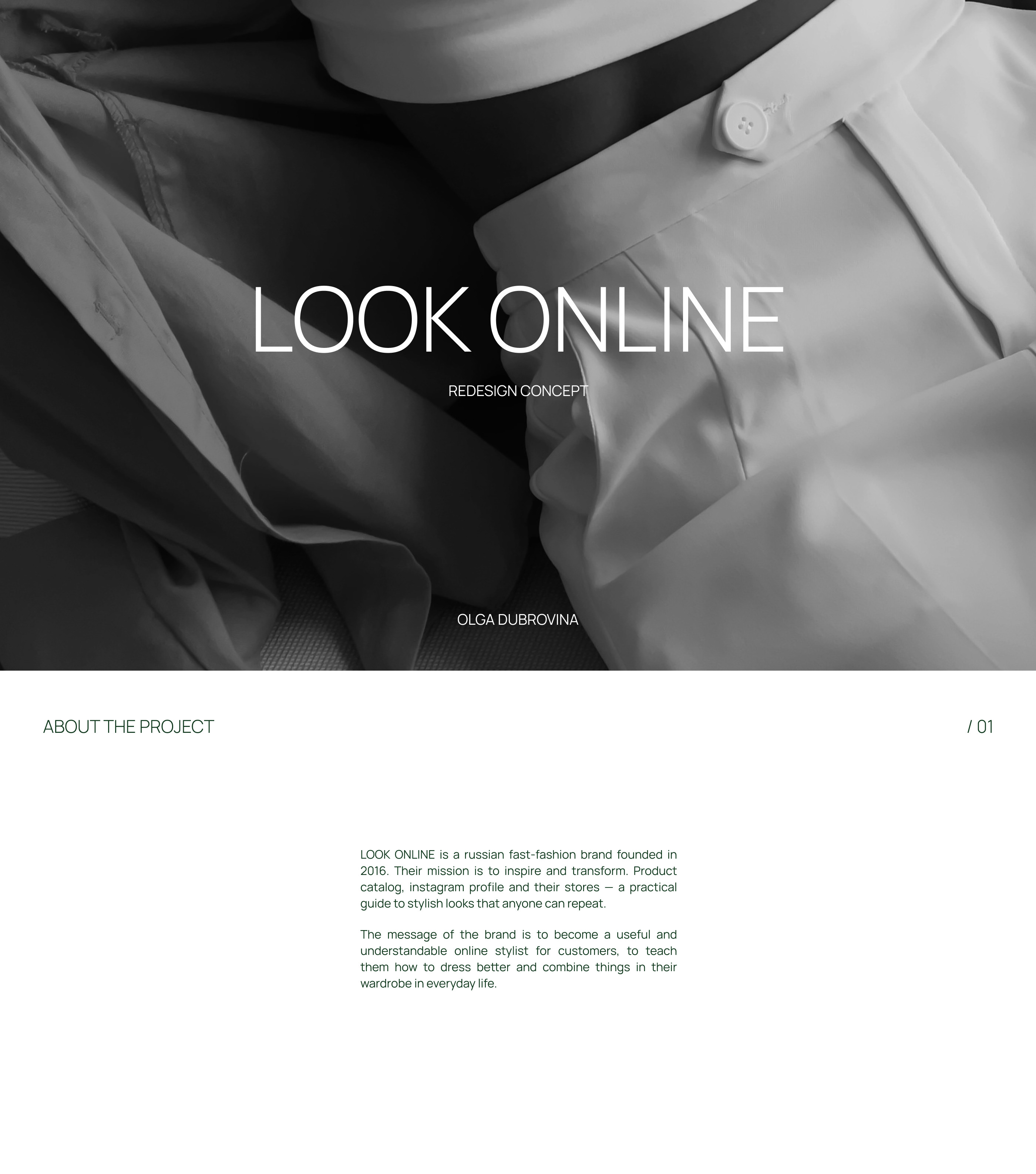 LOOKONLINE / online store — Изображение №1 — Интерфейсы на Dprofile