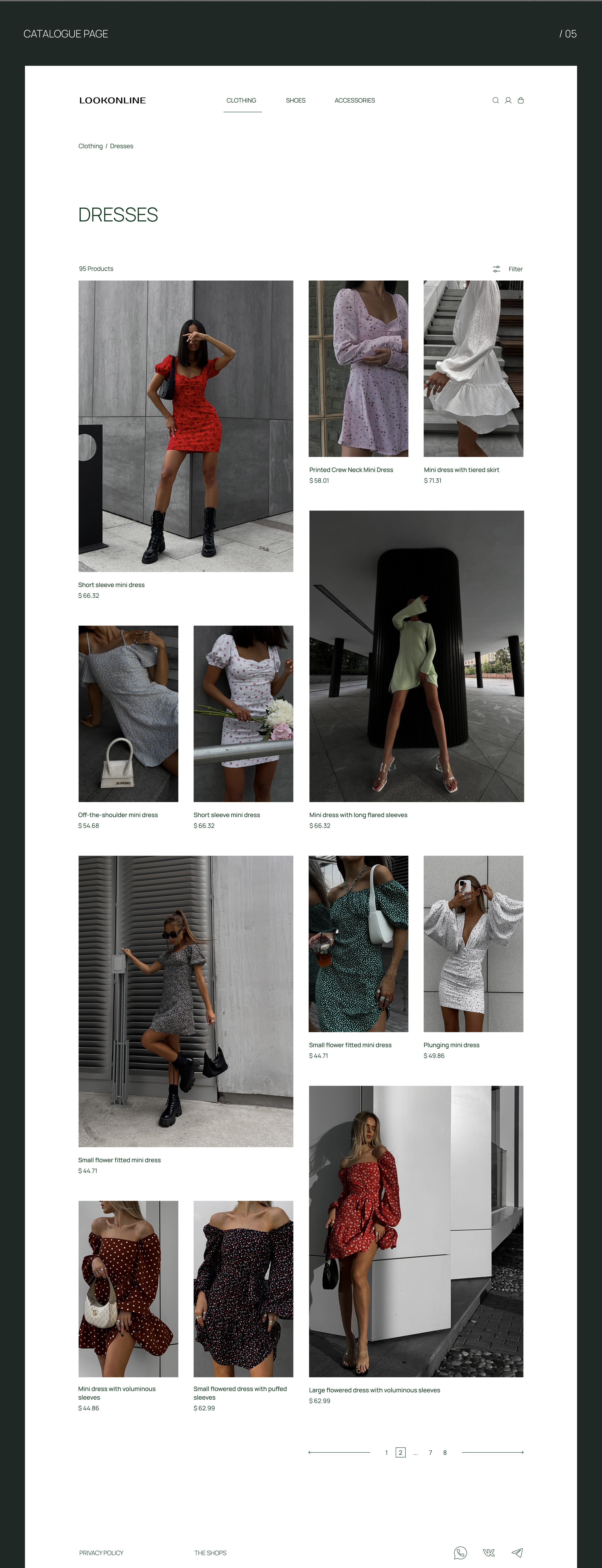 LOOKONLINE / online store — Изображение №6 — Интерфейсы на Dprofile