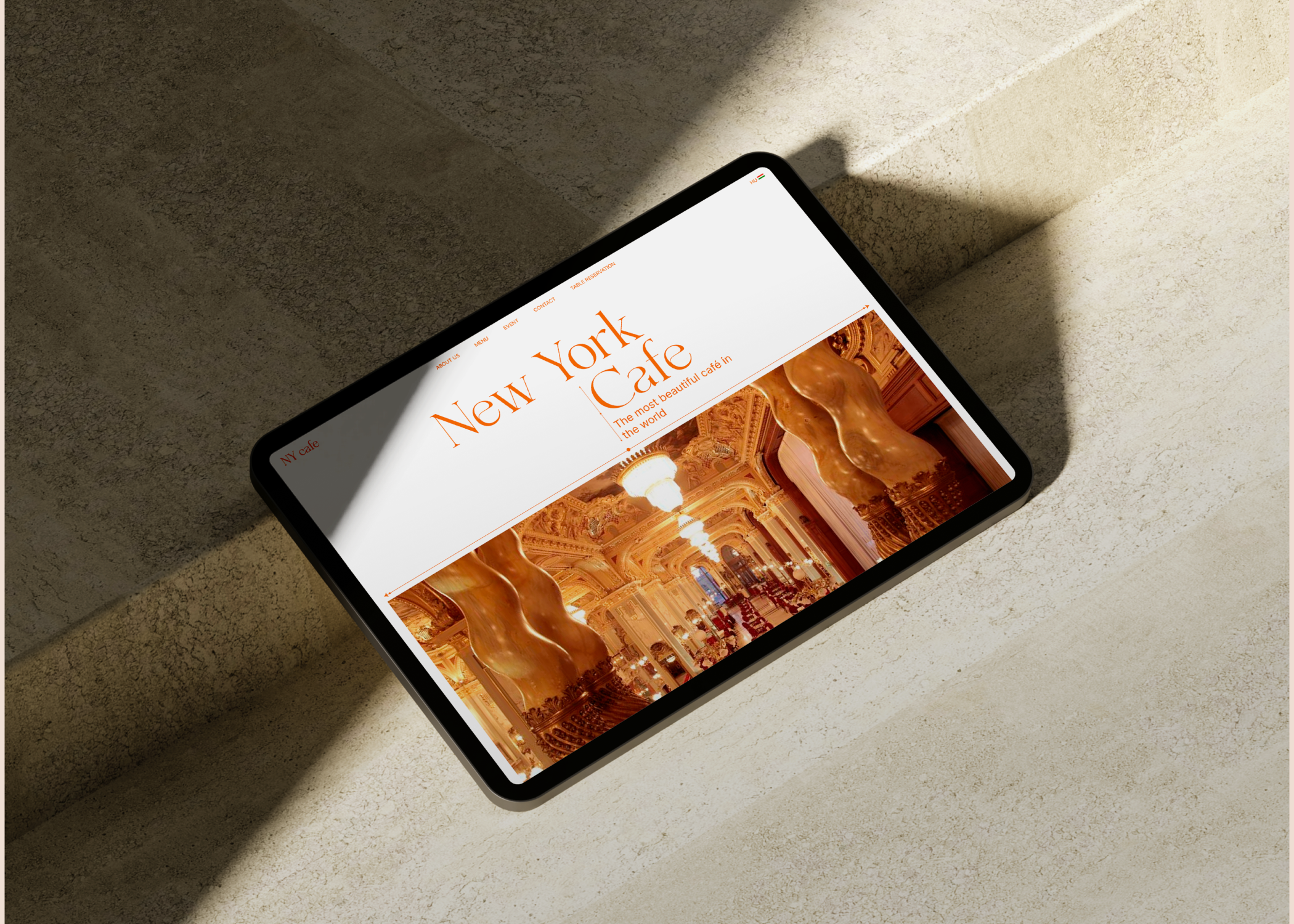 New York Café | Corporate Website Redesign — Изображение №5 — Интерфейсы на Dprofile