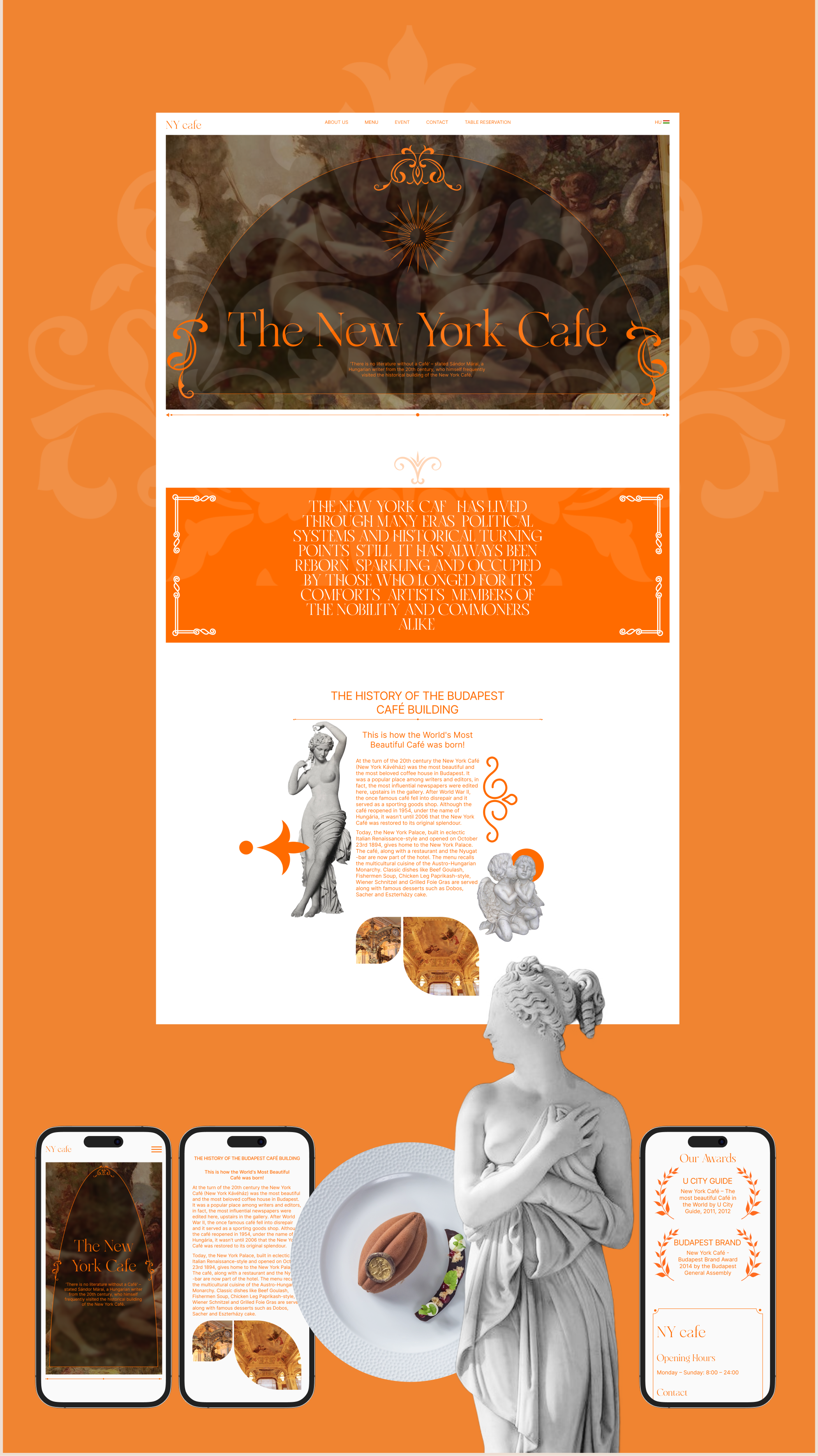 New York Café | Corporate Website Redesign — Изображение №12 — Интерфейсы на Dprofile