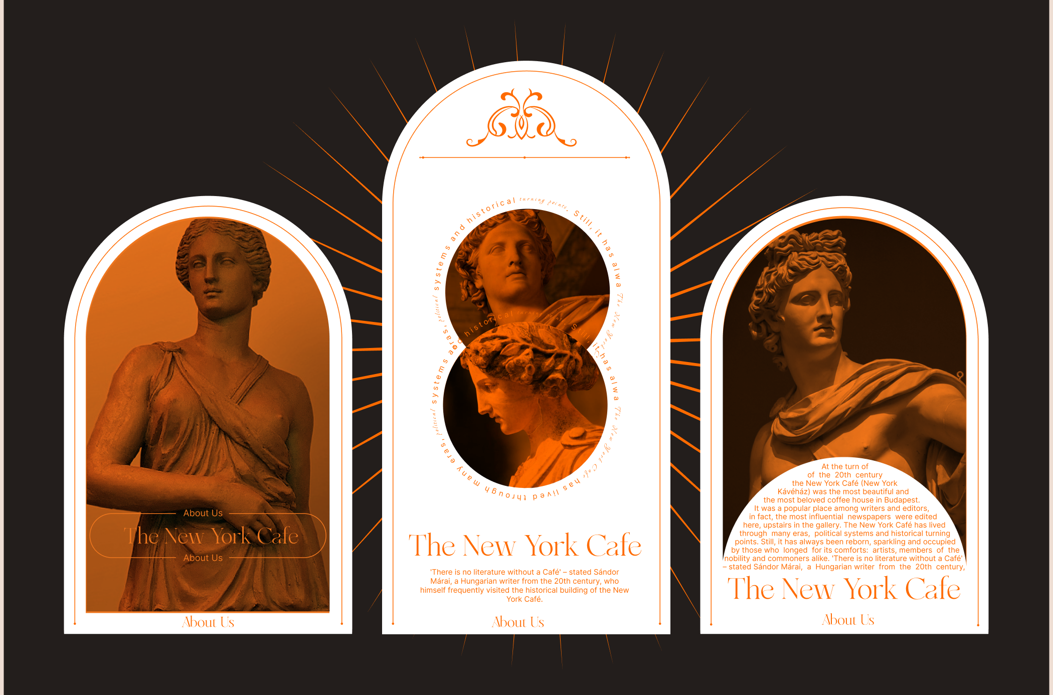 New York Café | Corporate Website Redesign — Изображение №7 — Интерфейсы на Dprofile