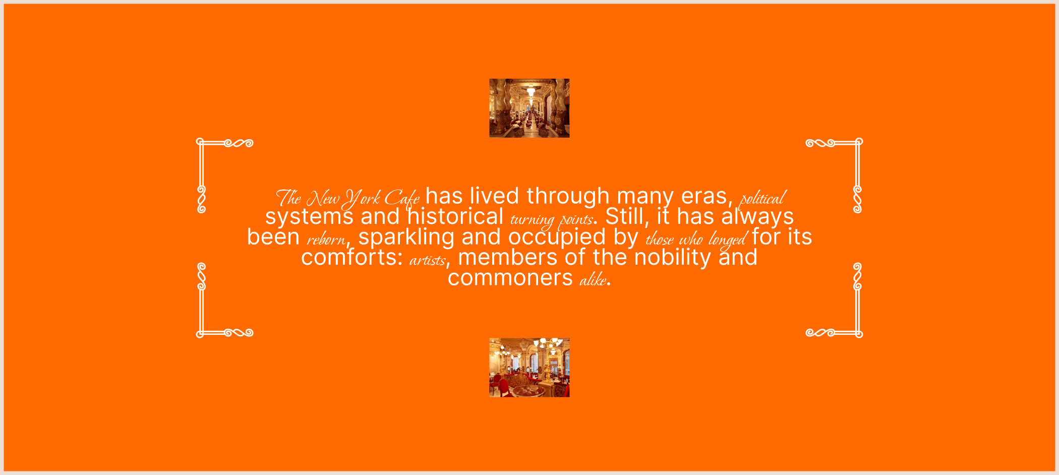 New York Café | Corporate Website Redesign — Изображение №2 — Интерфейсы на Dprofile