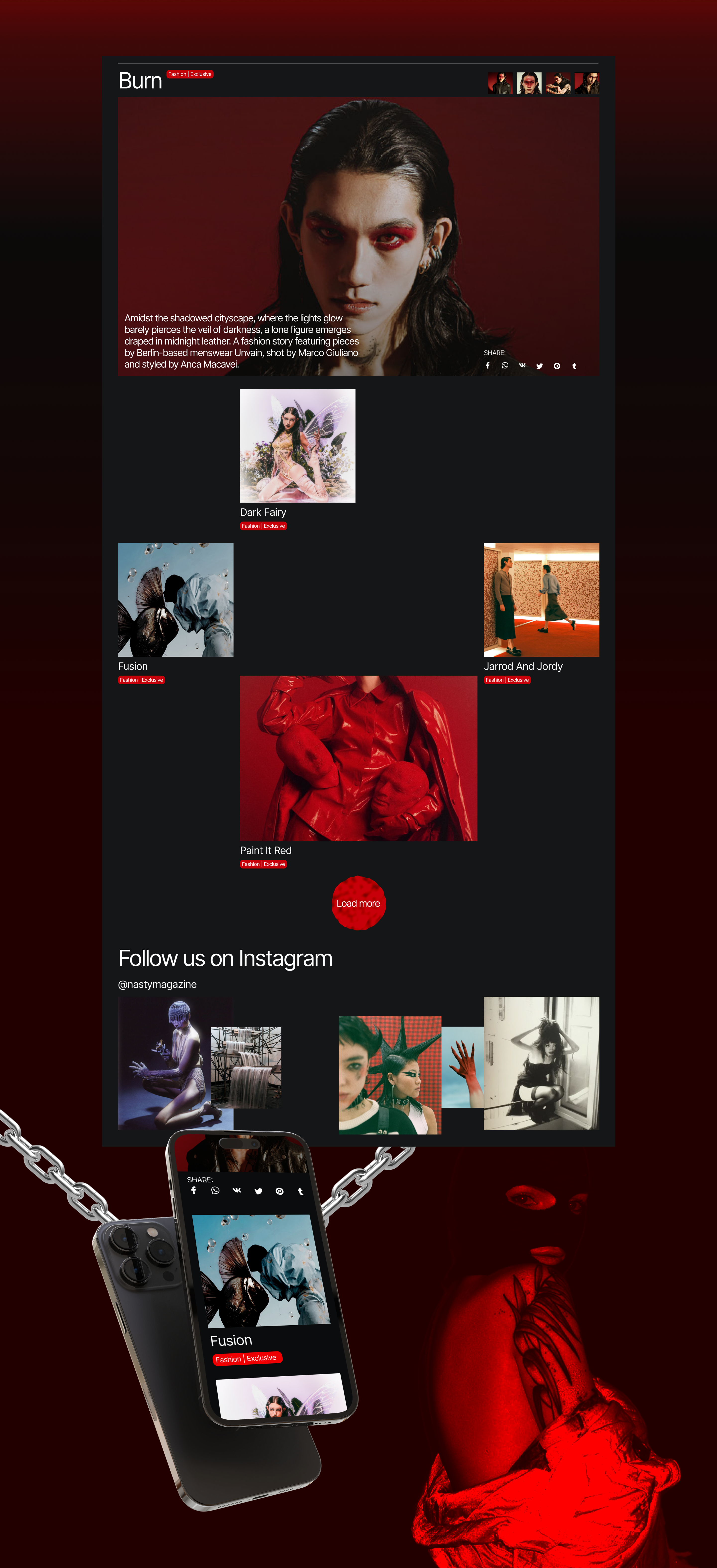 Nasty | News site Redesign — Изображение №5 — Интерфейсы на Dprofile