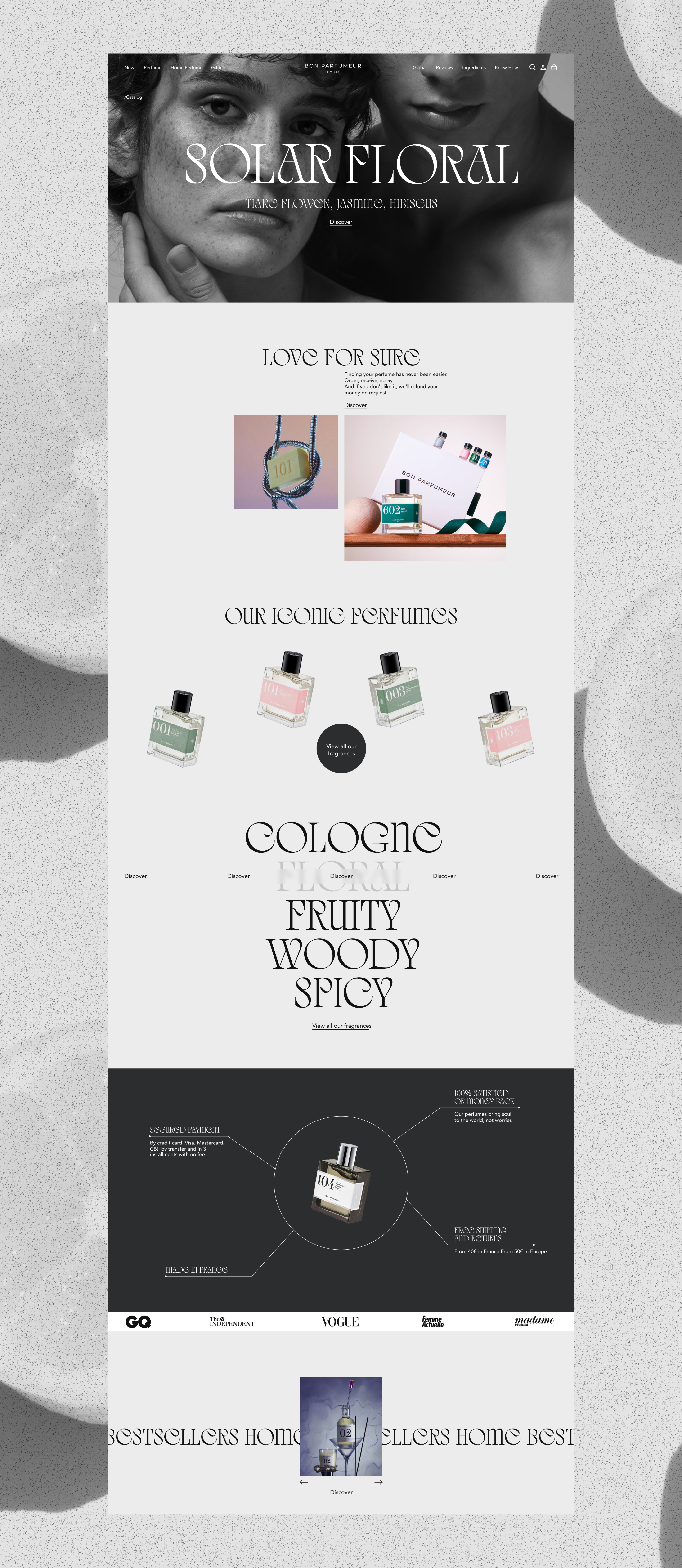 Bon Parfumeur | Online store redesign — Изображение №3 — Интерфейсы на Dprofile