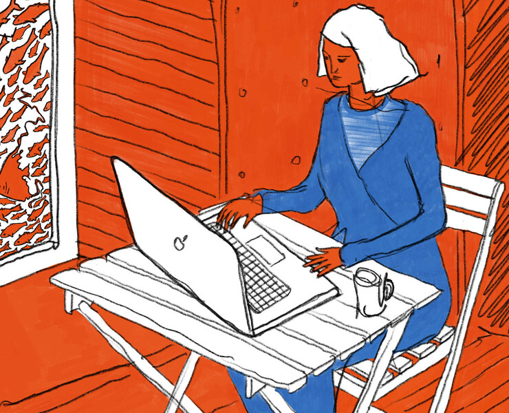 В Сёрф кофе — Иллюстрация, Графика на Dprofile