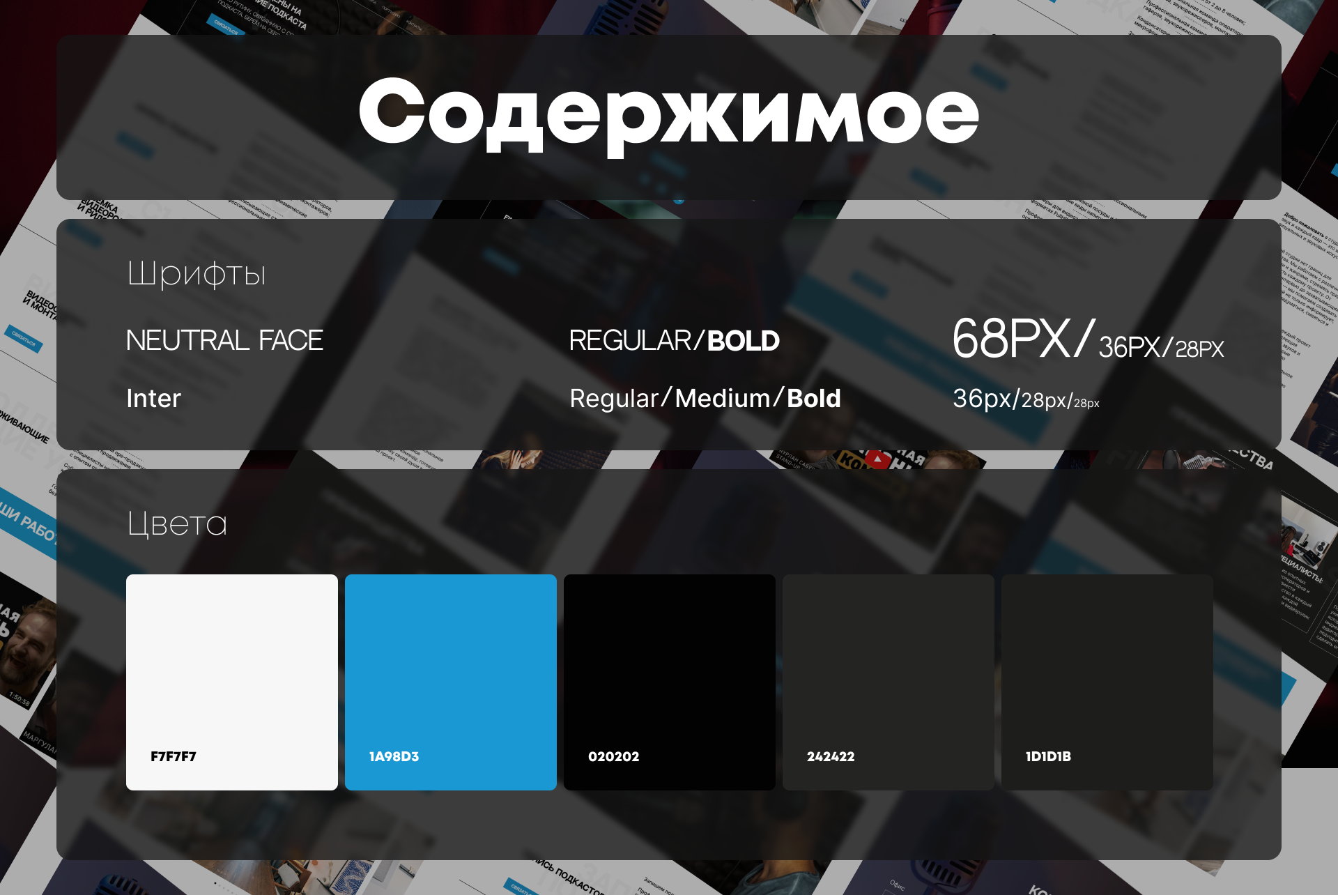 FINDER PODCAST-UI/UX|Podcast recording studio website — Изображение №2 — Интерфейсы на Dprofile