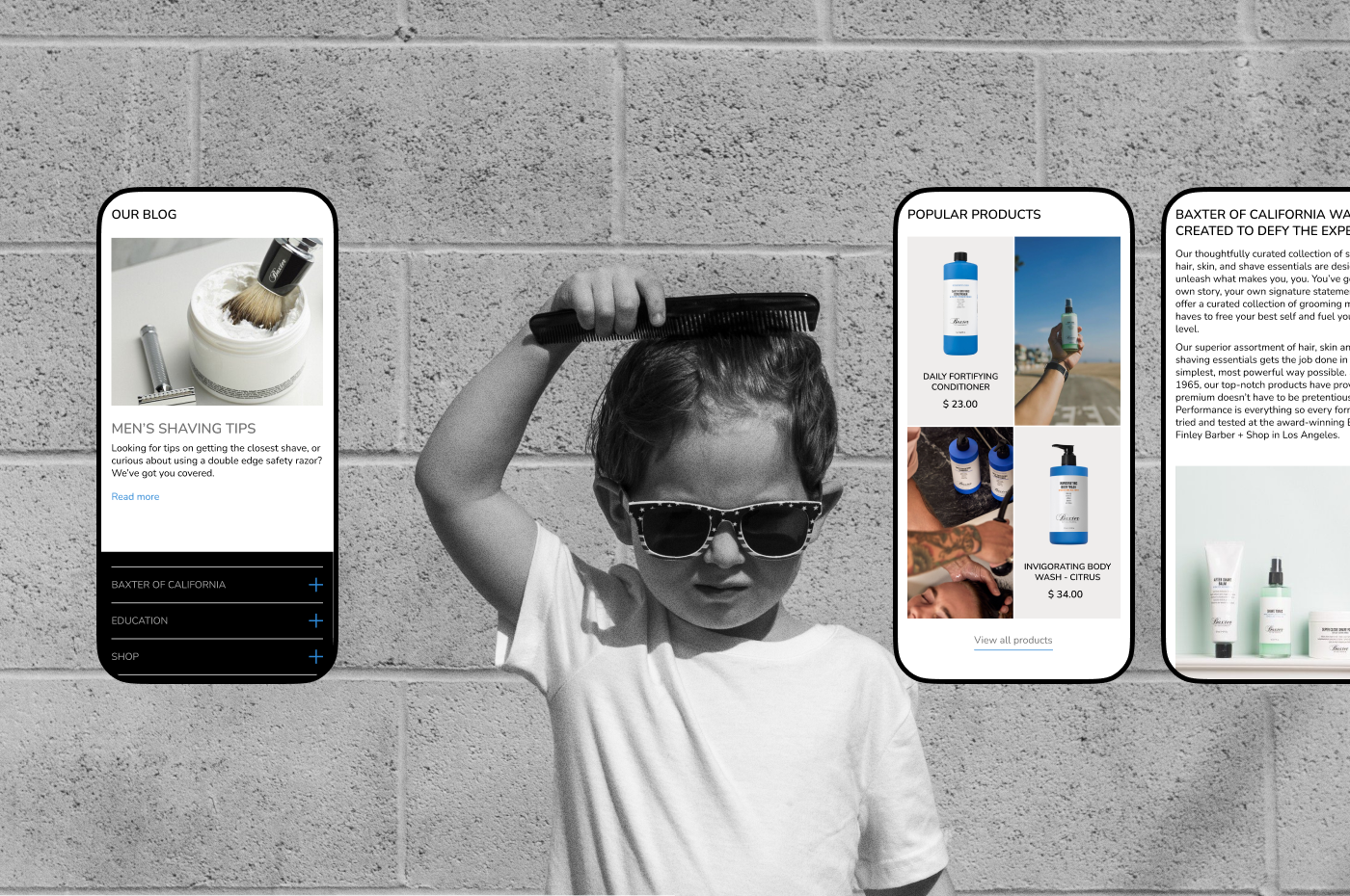 Baxter of California — Изображение №9 — Интерфейсы, Графика на Dprofile