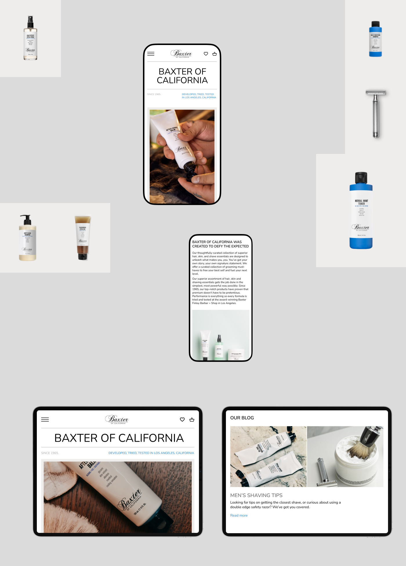 Baxter of California — Изображение №5 — Интерфейсы, Графика на Dprofile