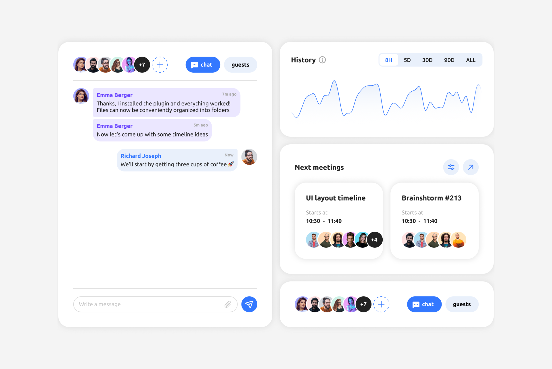 Dashboard CRM Project — Изображение №5 — Интерфейсы на Dprofile