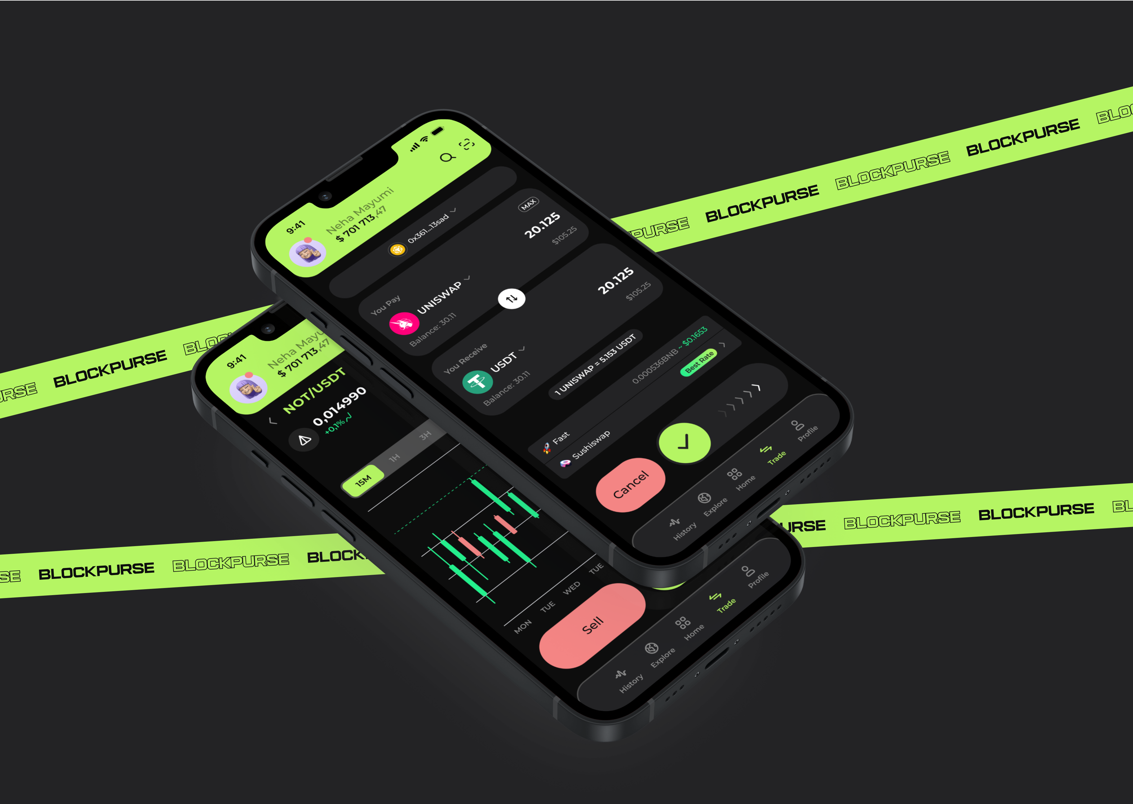 Crypto Wallet Mobile App — Изображение №8 — Интерфейсы на Dprofile