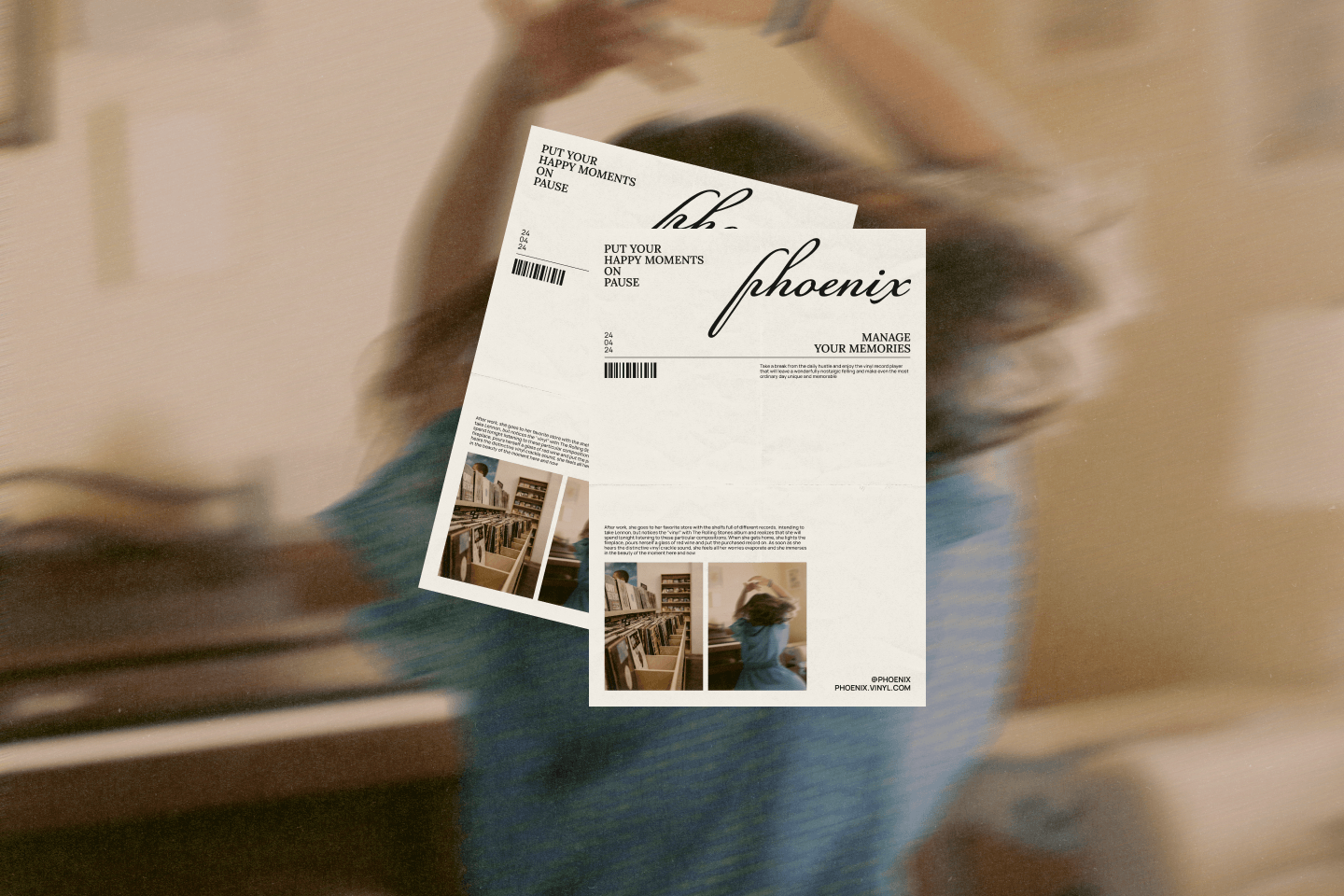 PHOENIX /Айдентика для бренда виниловых проигрывателей — Изображение №12 — Брендинг, Графика на Dprofile
