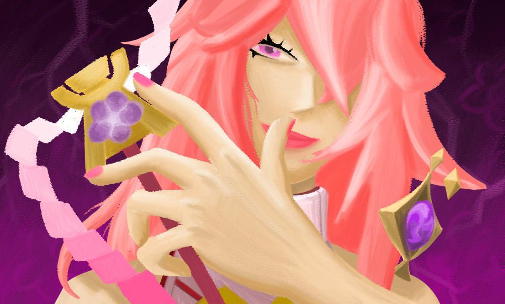 Яэ Мико — Изображение №1 — Иллюстрация на Dprofile