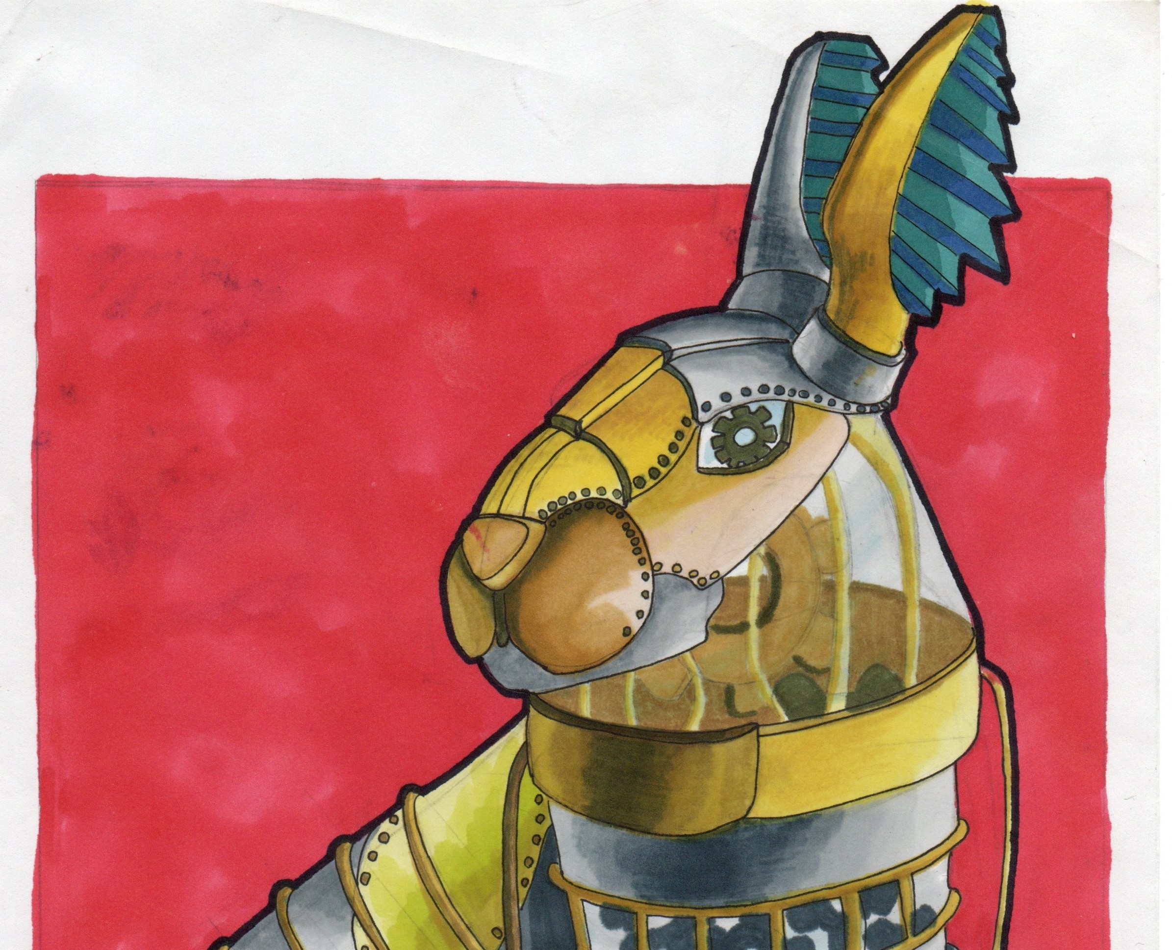 Механический кролик — Иллюстрация на Dprofile