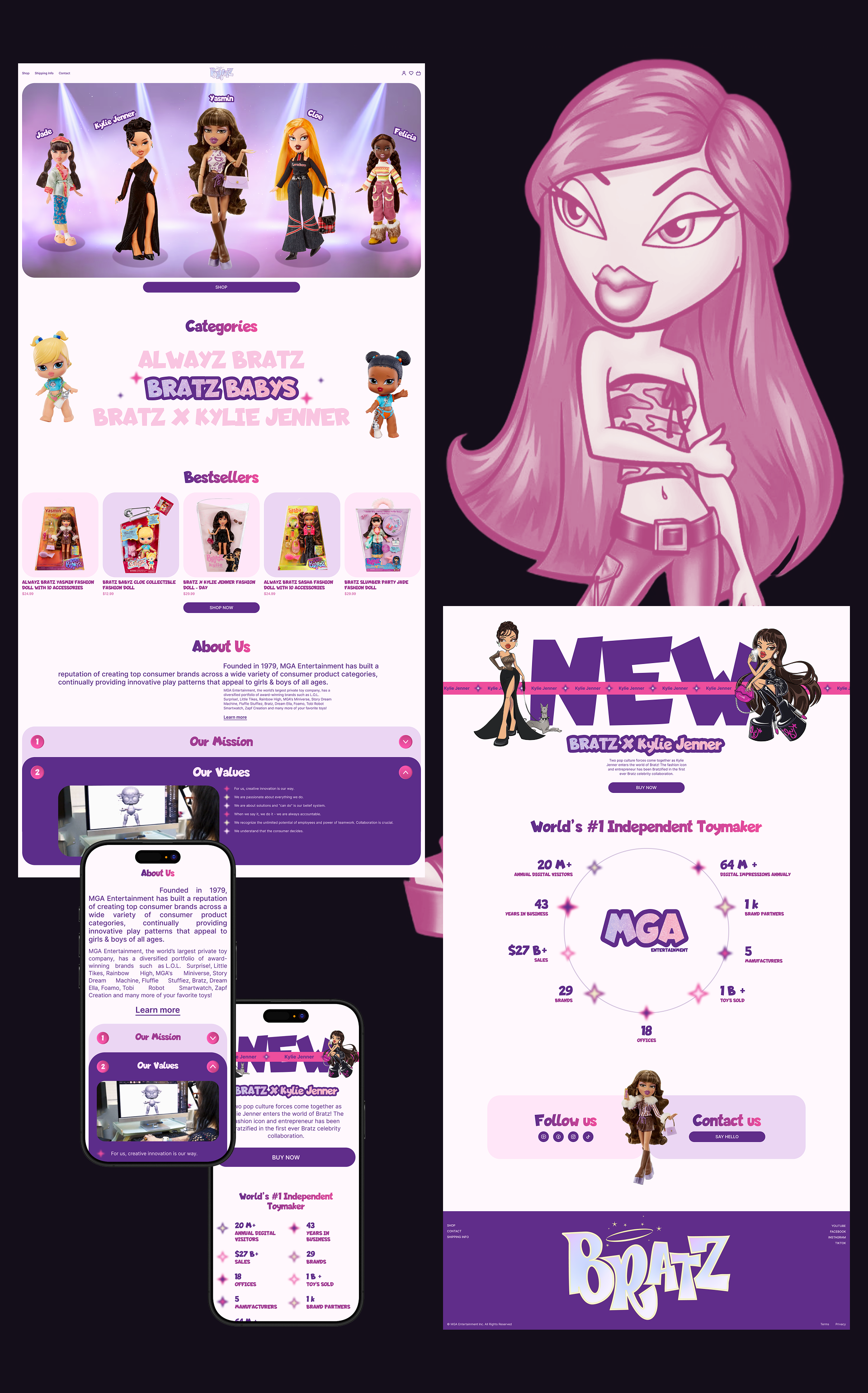 Bratz — Изображение №2 — Интерфейсы на Dprofile