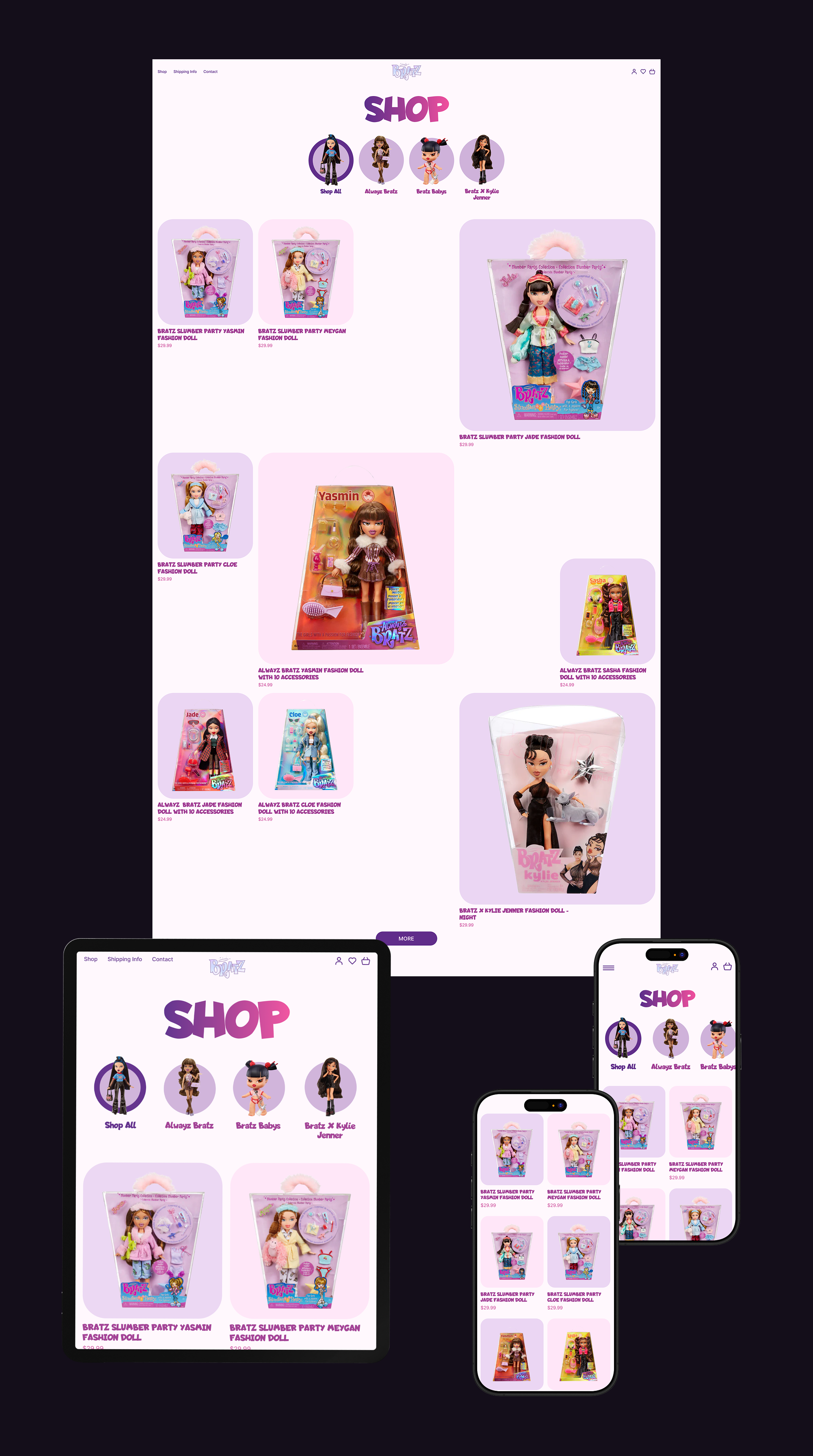 Bratz — Изображение №4 — Интерфейсы на Dprofile