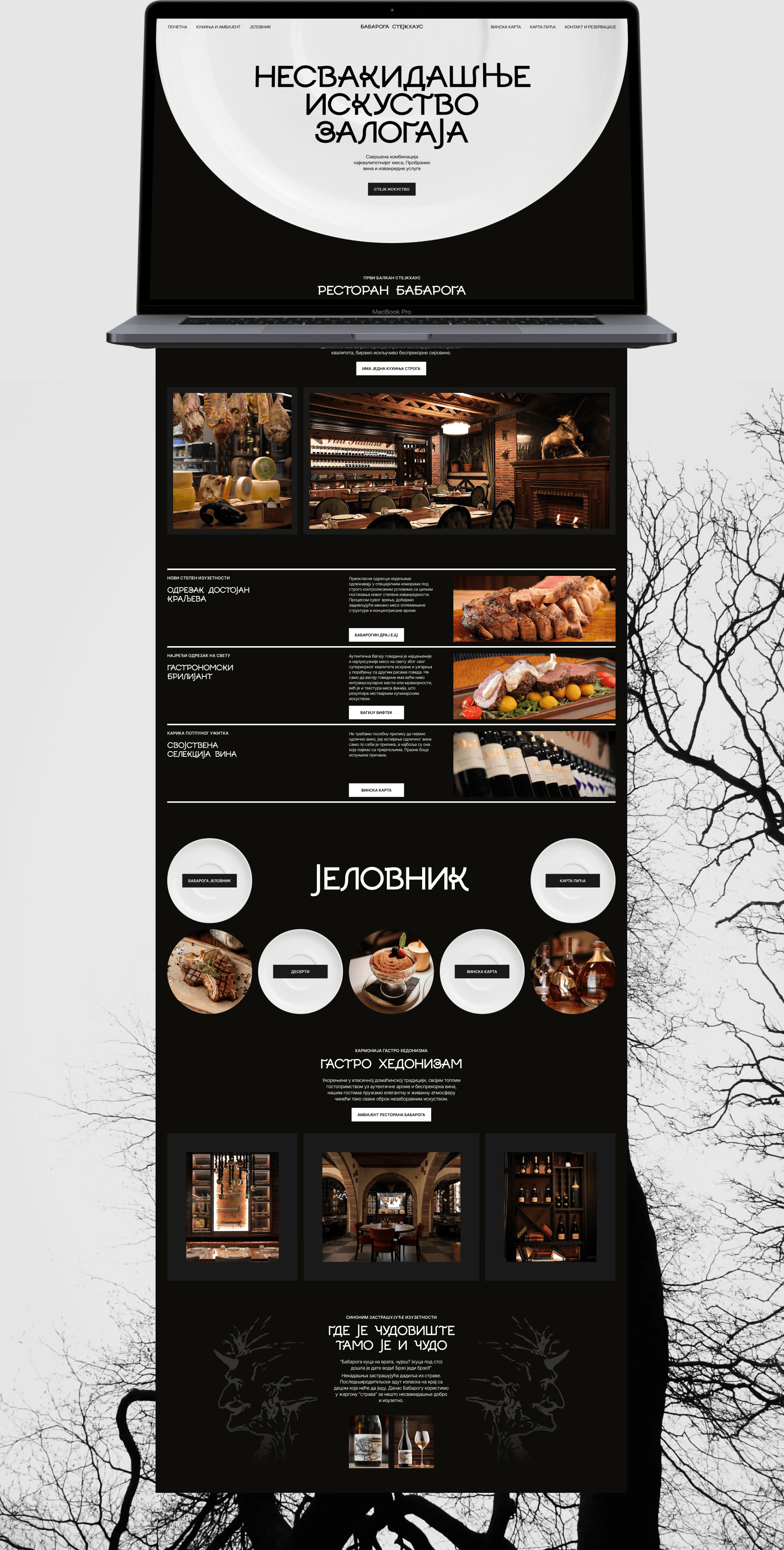 Babaroga Steakhouse — Изображение №2 — Интерфейсы, Анимация на Dprofile