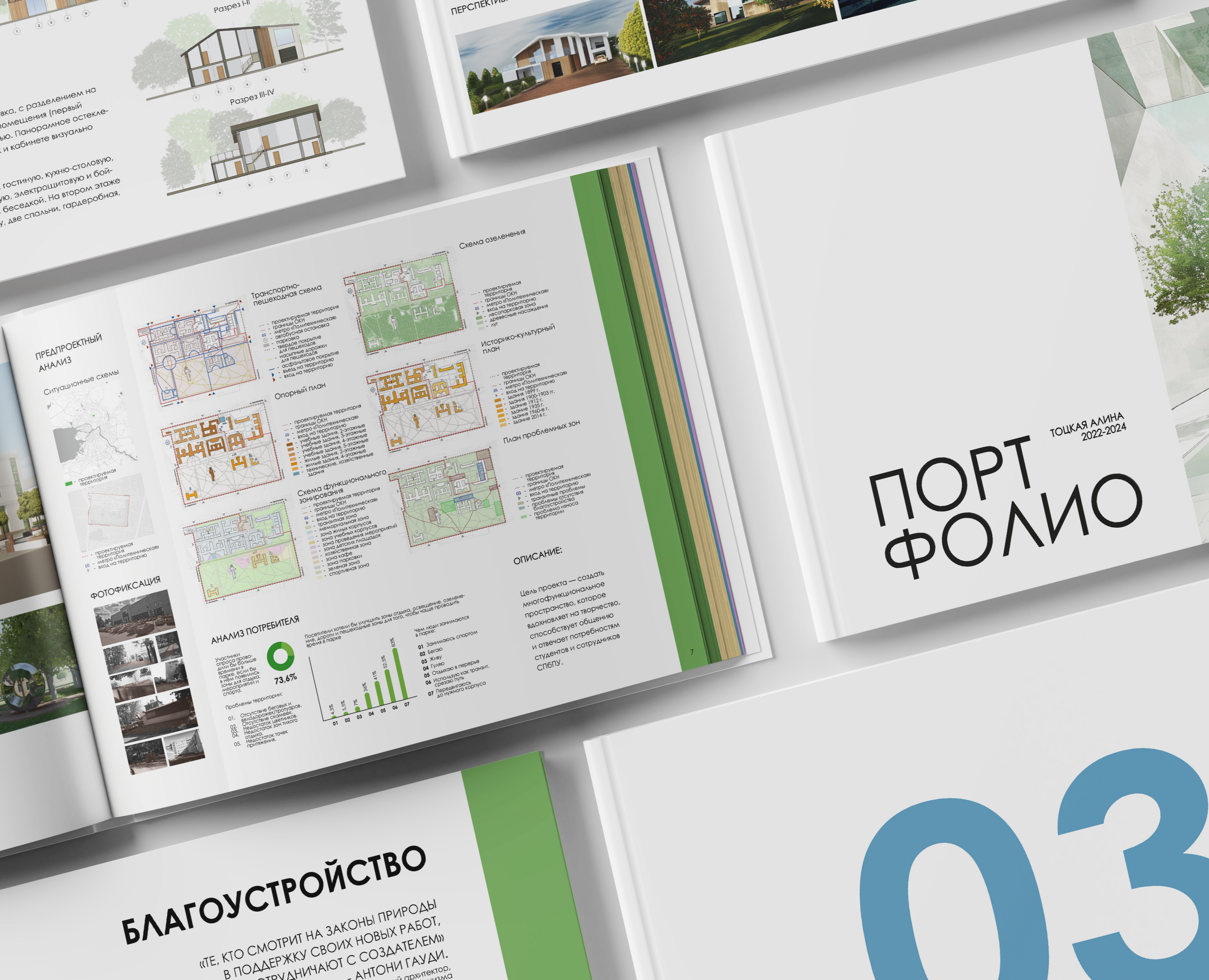 Архитектурное портфолио / 2022-2024 на Dprofile