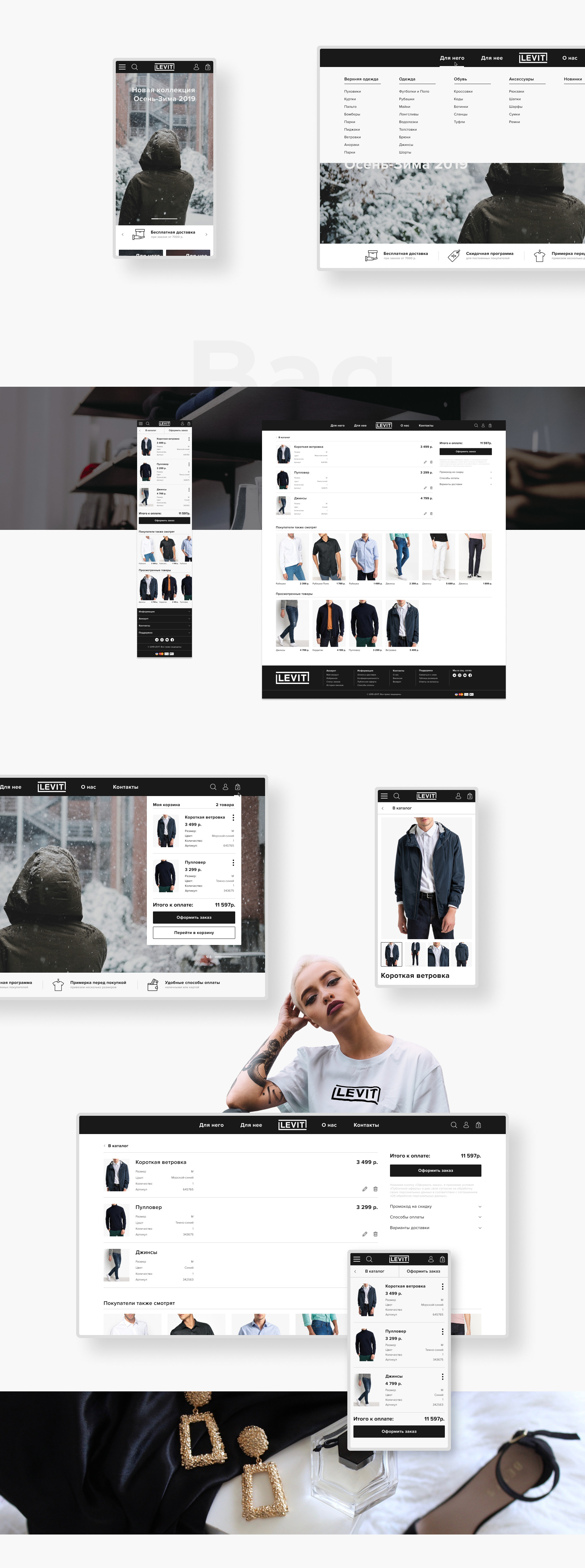 Levit E-Commerce website — Изображение №6 — Интерфейсы на Dprofile