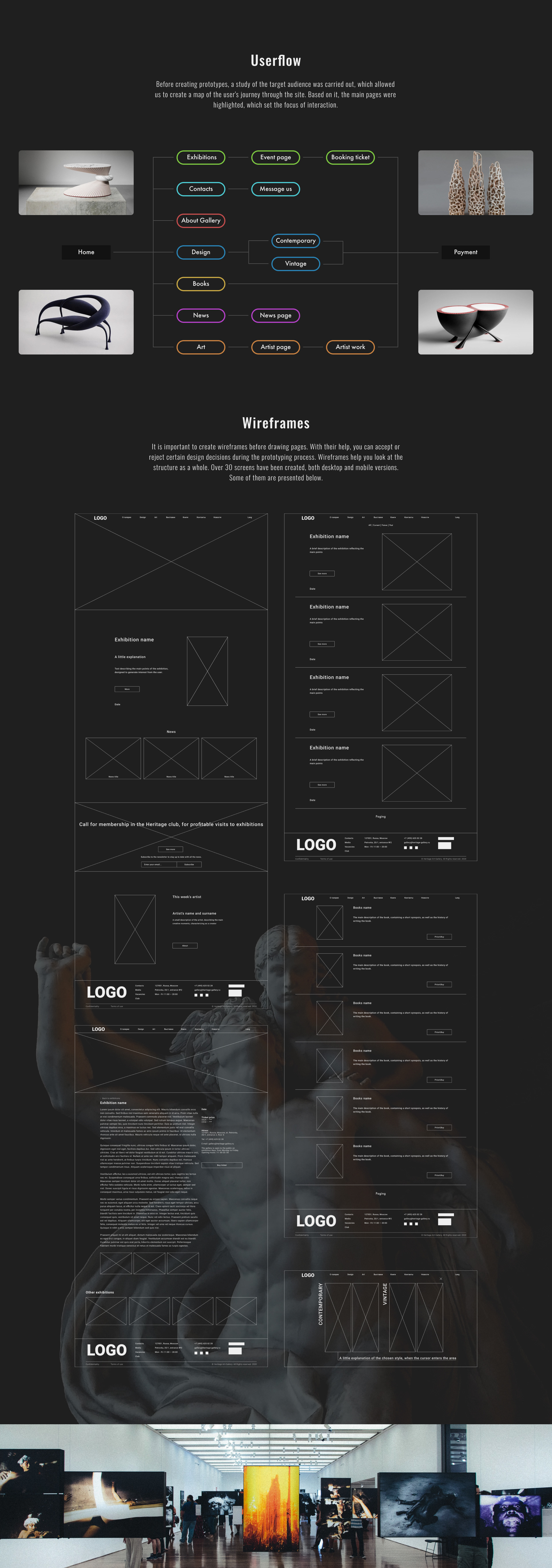 Heritage Art Gallery redesign — Изображение №2 — Интерфейсы на Dprofile