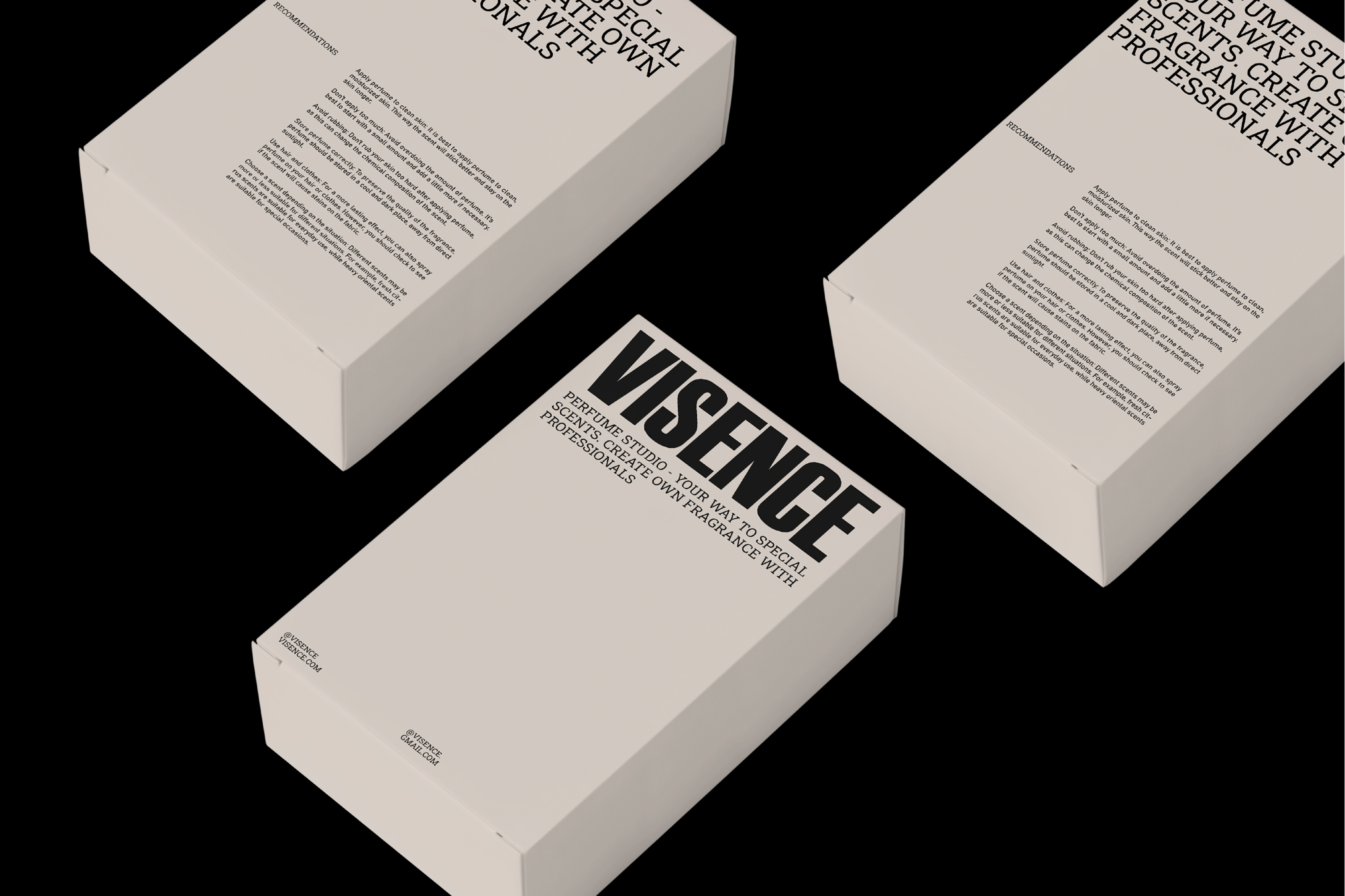 VISENCE / фирменный стиль для бренда духов — Изображение №12 — Брендинг на Dprofile