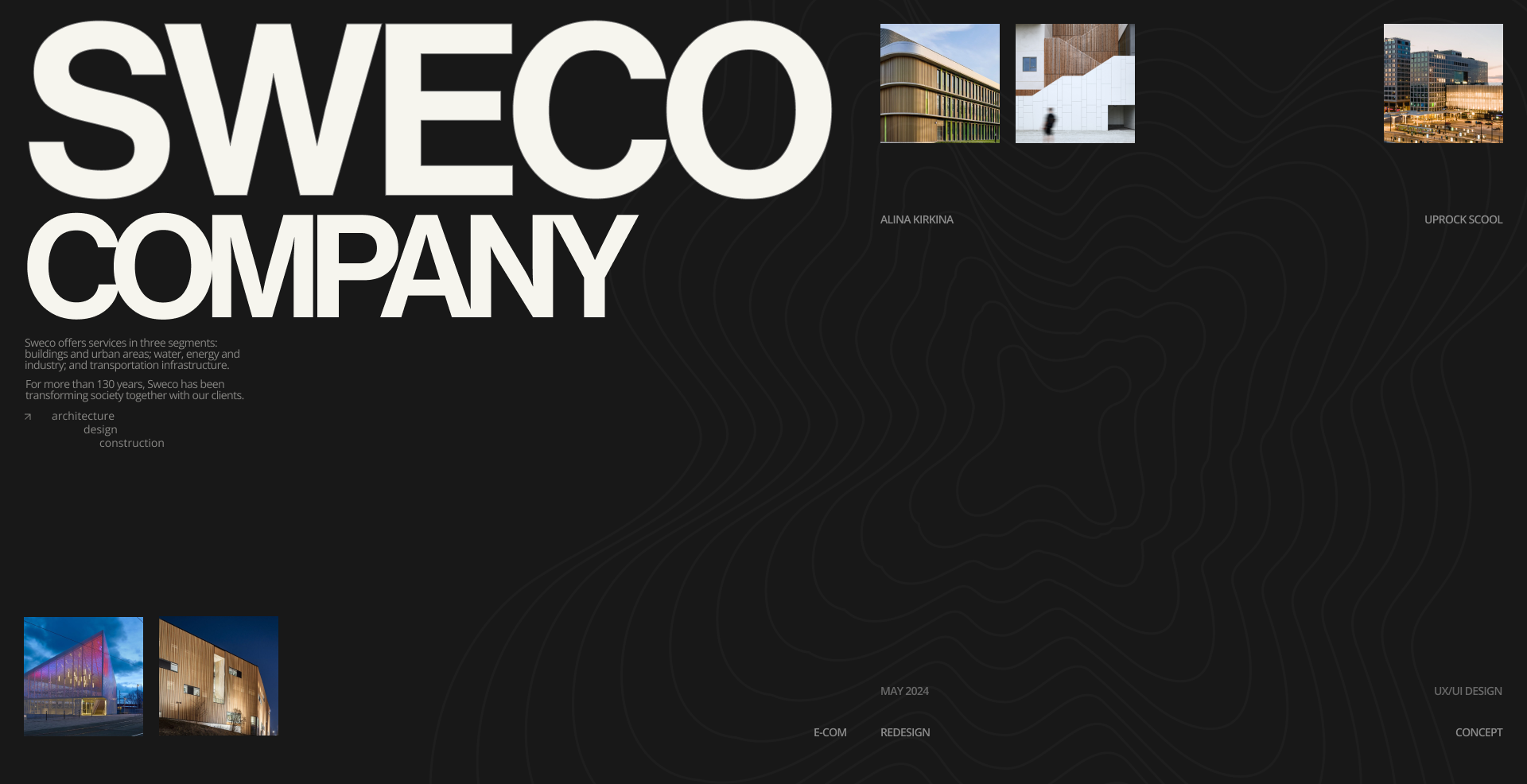 SWECO GROUP | Corporate website redesign — Изображение №1 — Интерфейсы, Графика на Dprofile