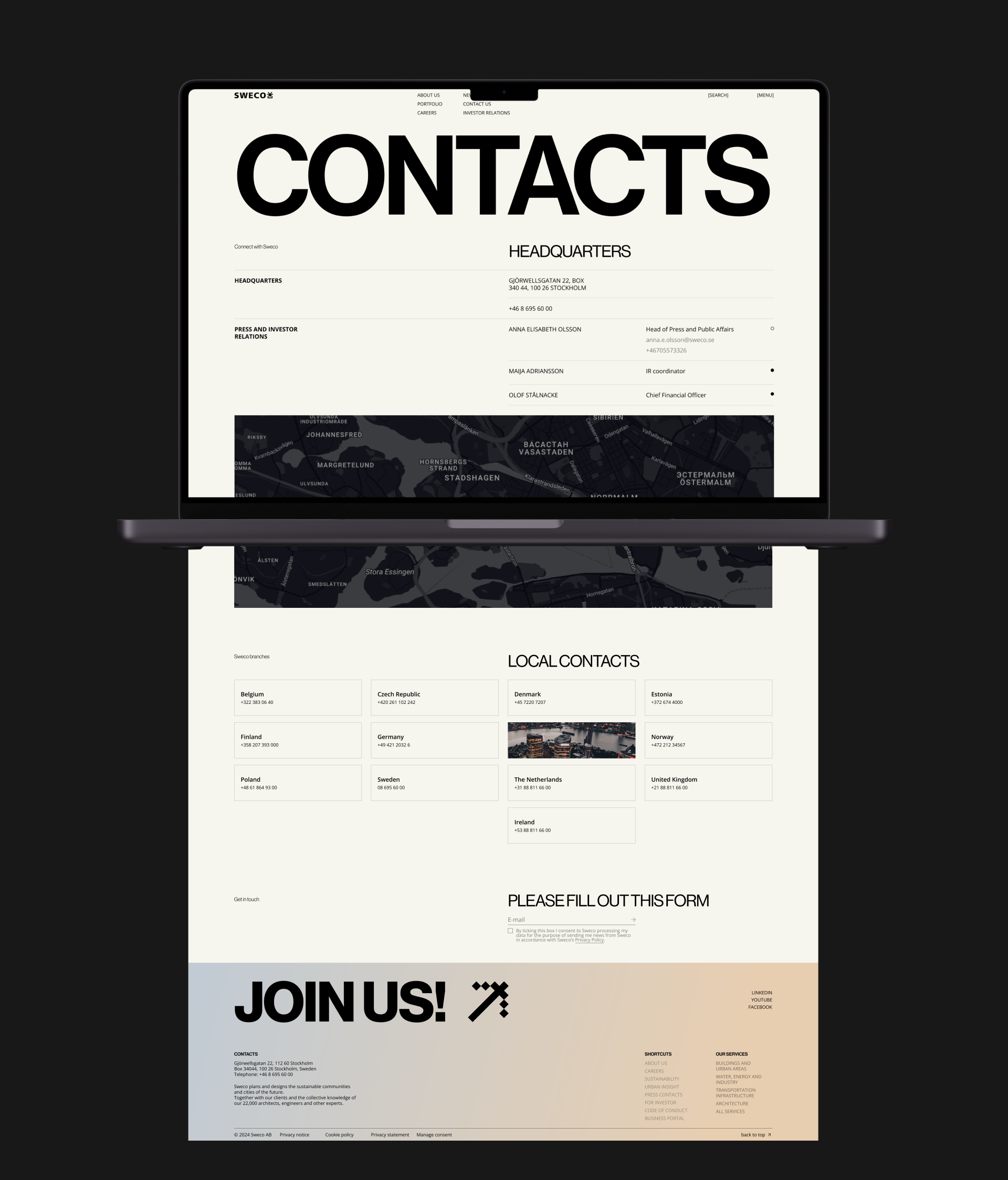SWECO GROUP | Corporate website redesign — Изображение №13 — Интерфейсы, Графика на Dprofile