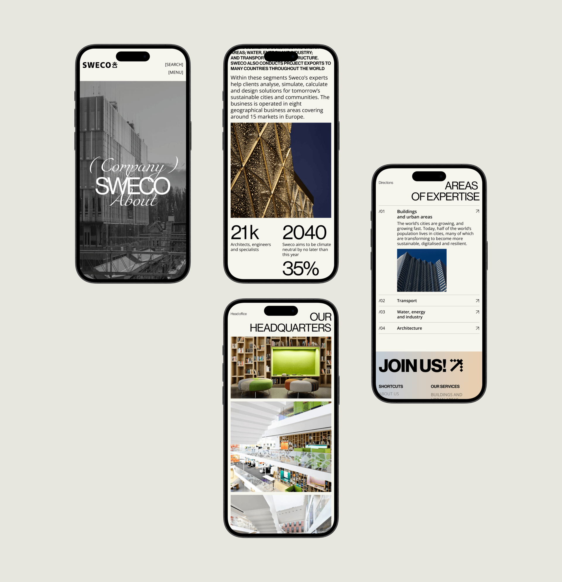 SWECO GROUP | Corporate website redesign — Изображение №17 — Интерфейсы, Графика на Dprofile