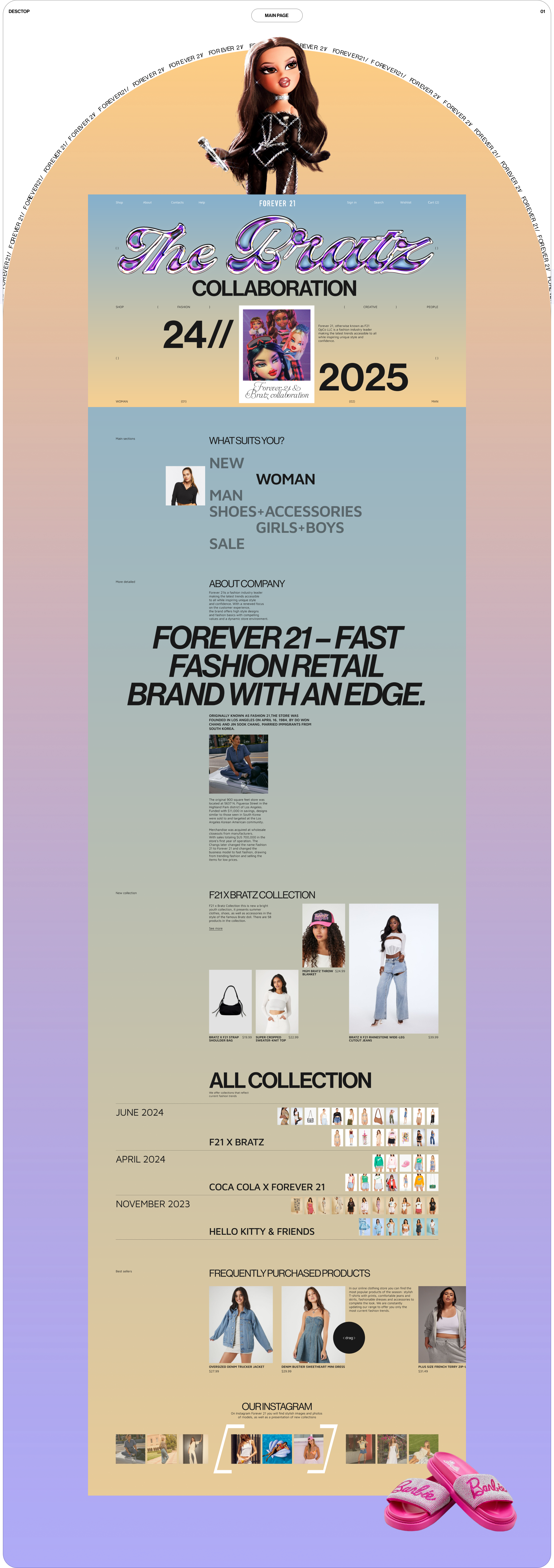 FOREVER 21 | e-commerce | redesign — Изображение №3 — Интерфейсы на Dprofile