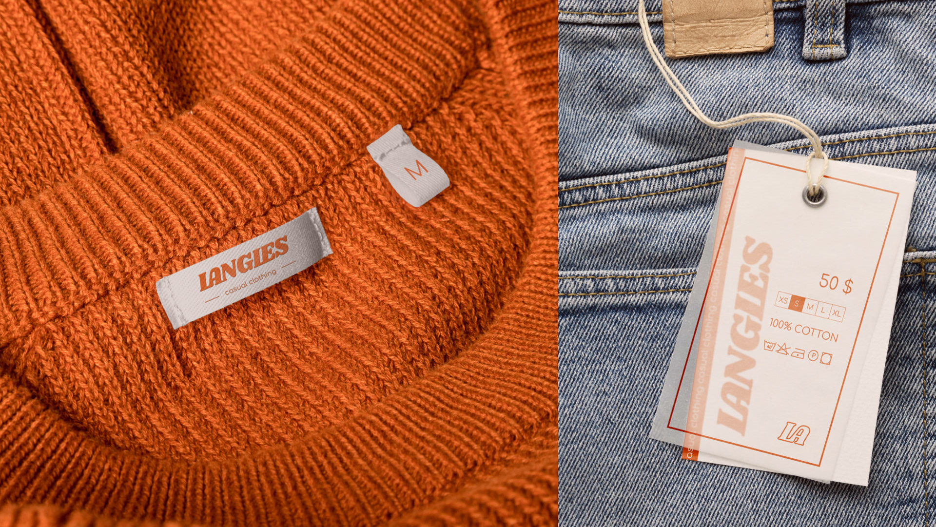 Langles|айдентика бренда женской одежды — Изображение №5 — Брендинг, Графика на Dprofile