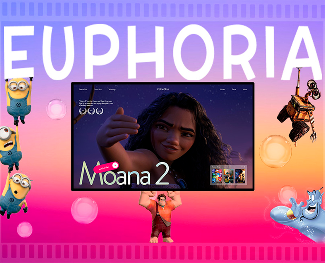 EUPHORIA | Corporate Website — Интерфейсы, Брендинг на Dprofile