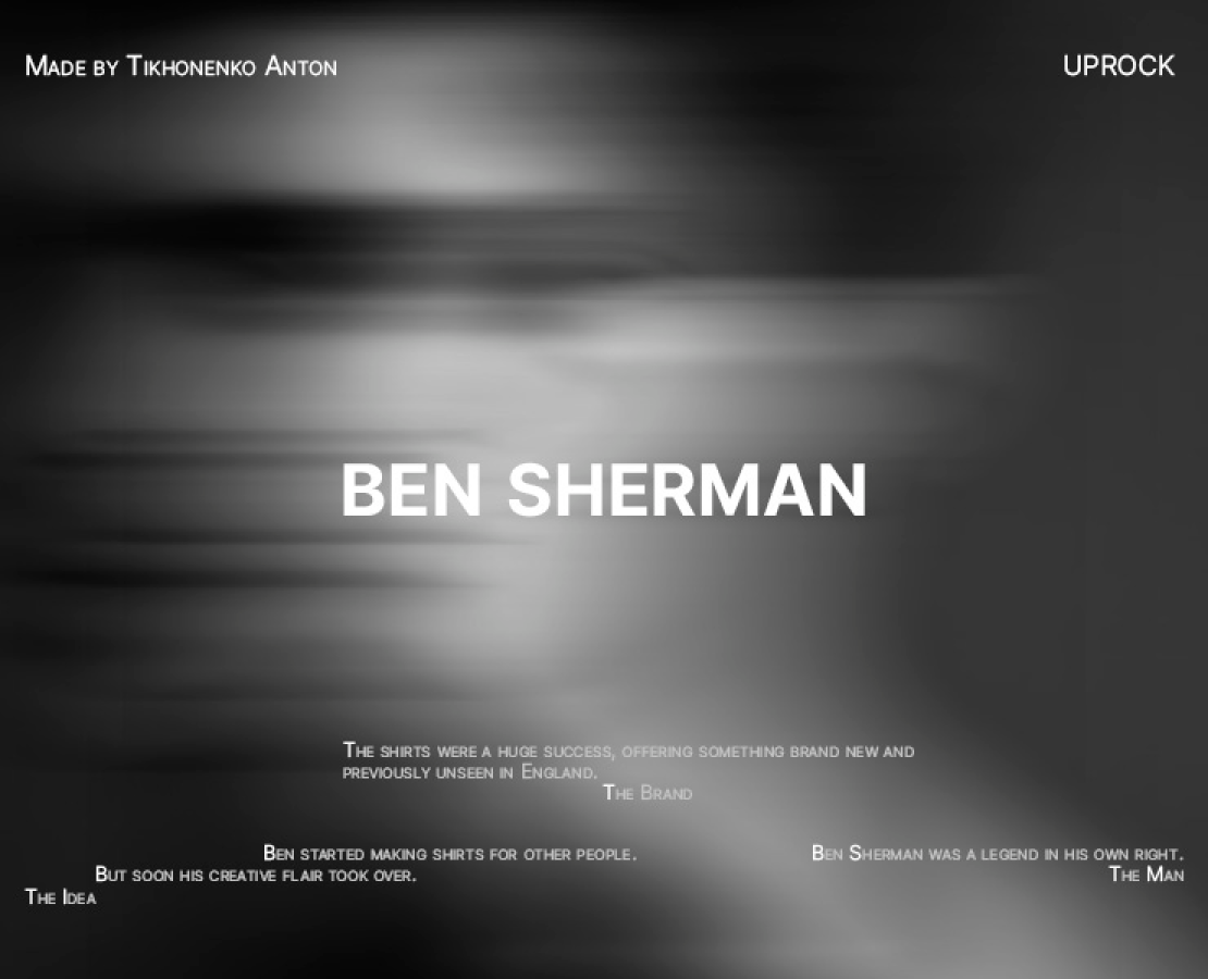 Ben Sherman | E-commerce redesign — Интерфейсы, Брендинг на Dprofile