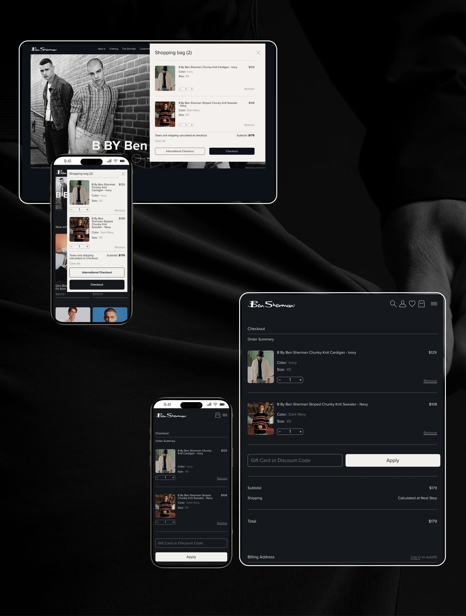 Ben Sherman | E-commerce redesign — Изображение №9 — Интерфейсы, Брендинг на Dprofile