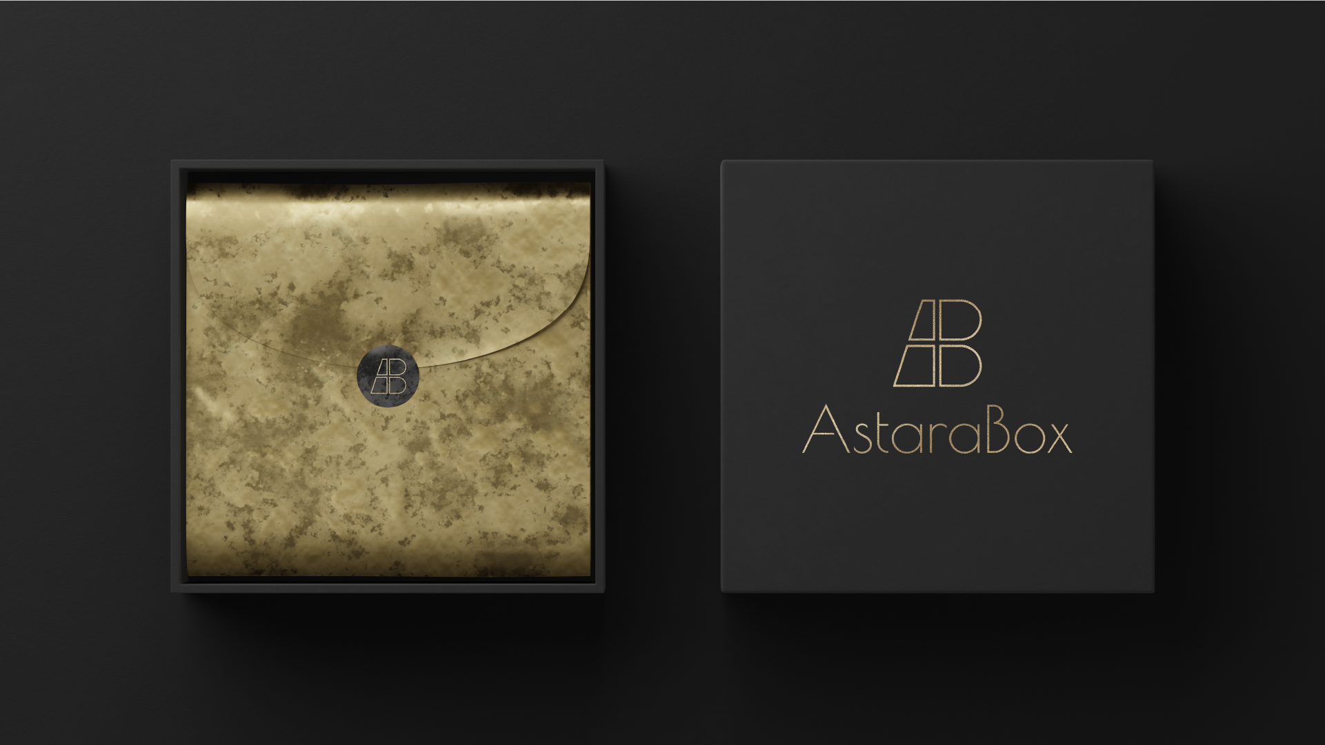 AstaraBox. Brand identity for gift set company — Изображение №1 — Брендинг, Графика на Dprofile