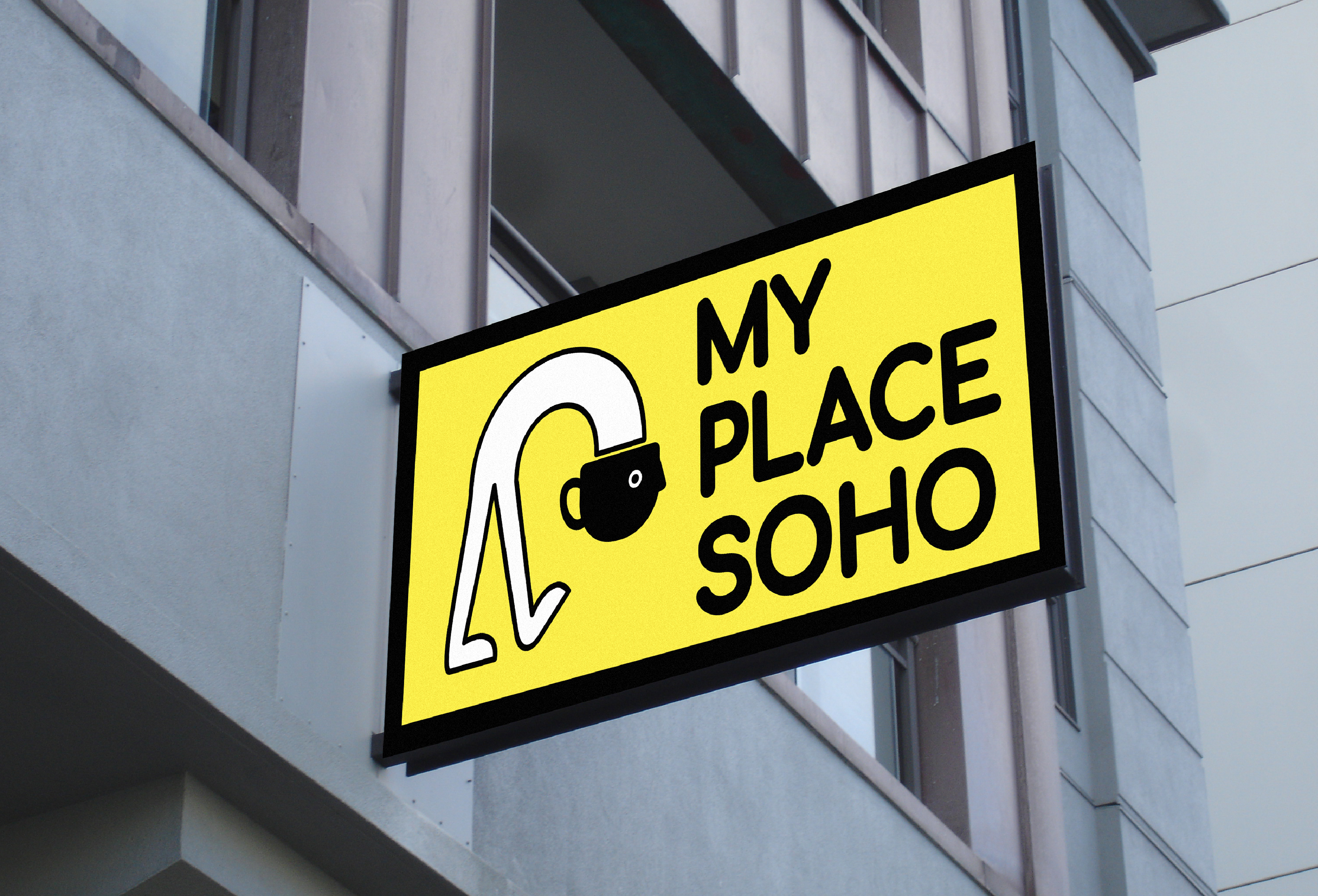 Фирменный стиль кофейни "MY PLACE SOHO" — Изображение №2 — Брендинг, Иллюстрация на Dprofile