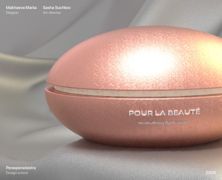 POUR LA BEAUTY // Landing page — Интерфейсы, 3D на Dprofile
