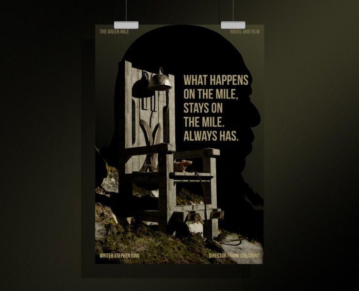 GREEN MILE // 3d poster — Графика, 3D на Dprofile