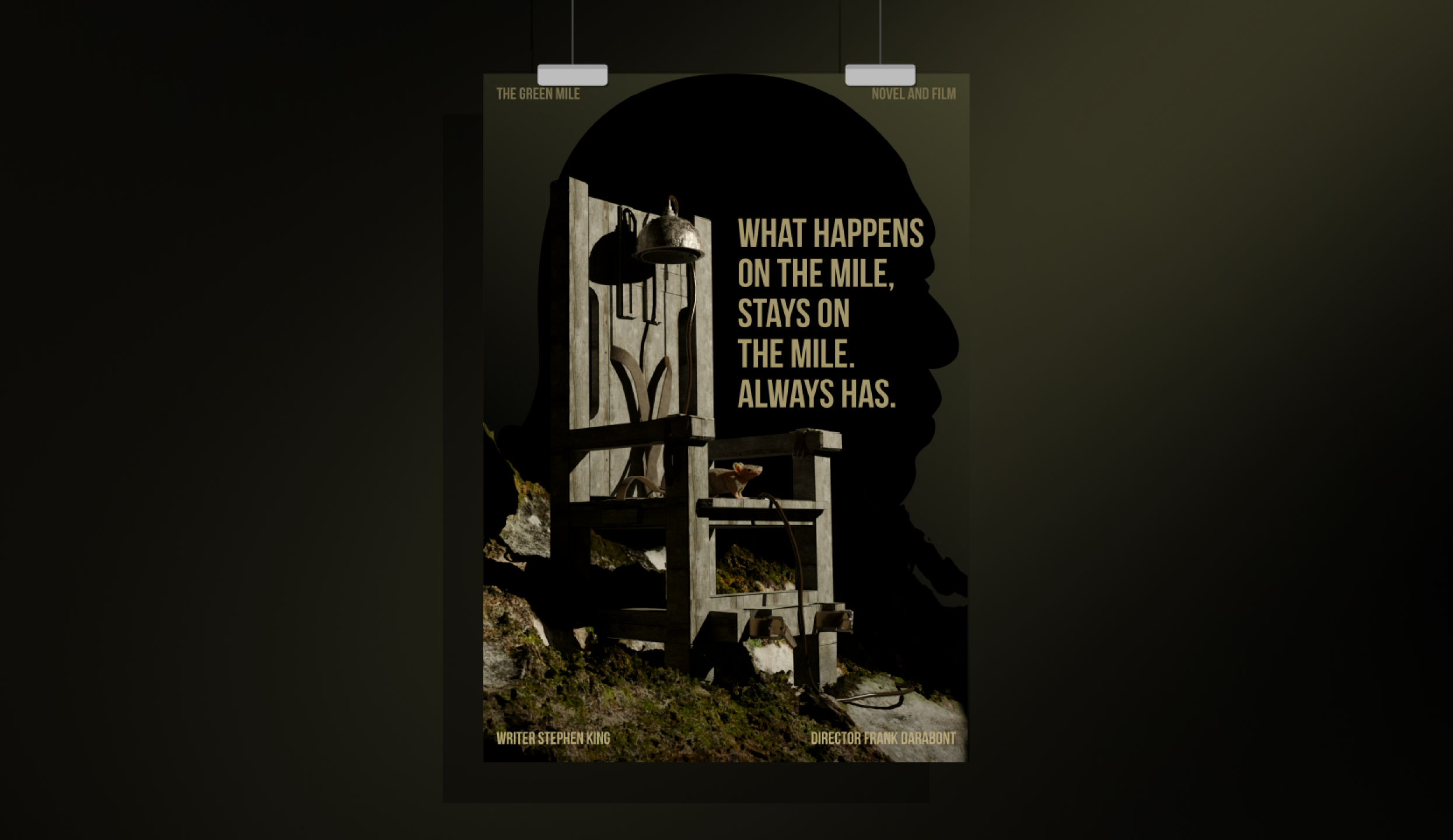 GREEN MILE // 3d poster — Изображение №1 — Графика, 3D на Dprofile