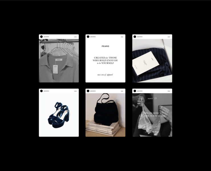 Brand Identity / Fashion / Pearo — Брендинг, Графика на Dprofile